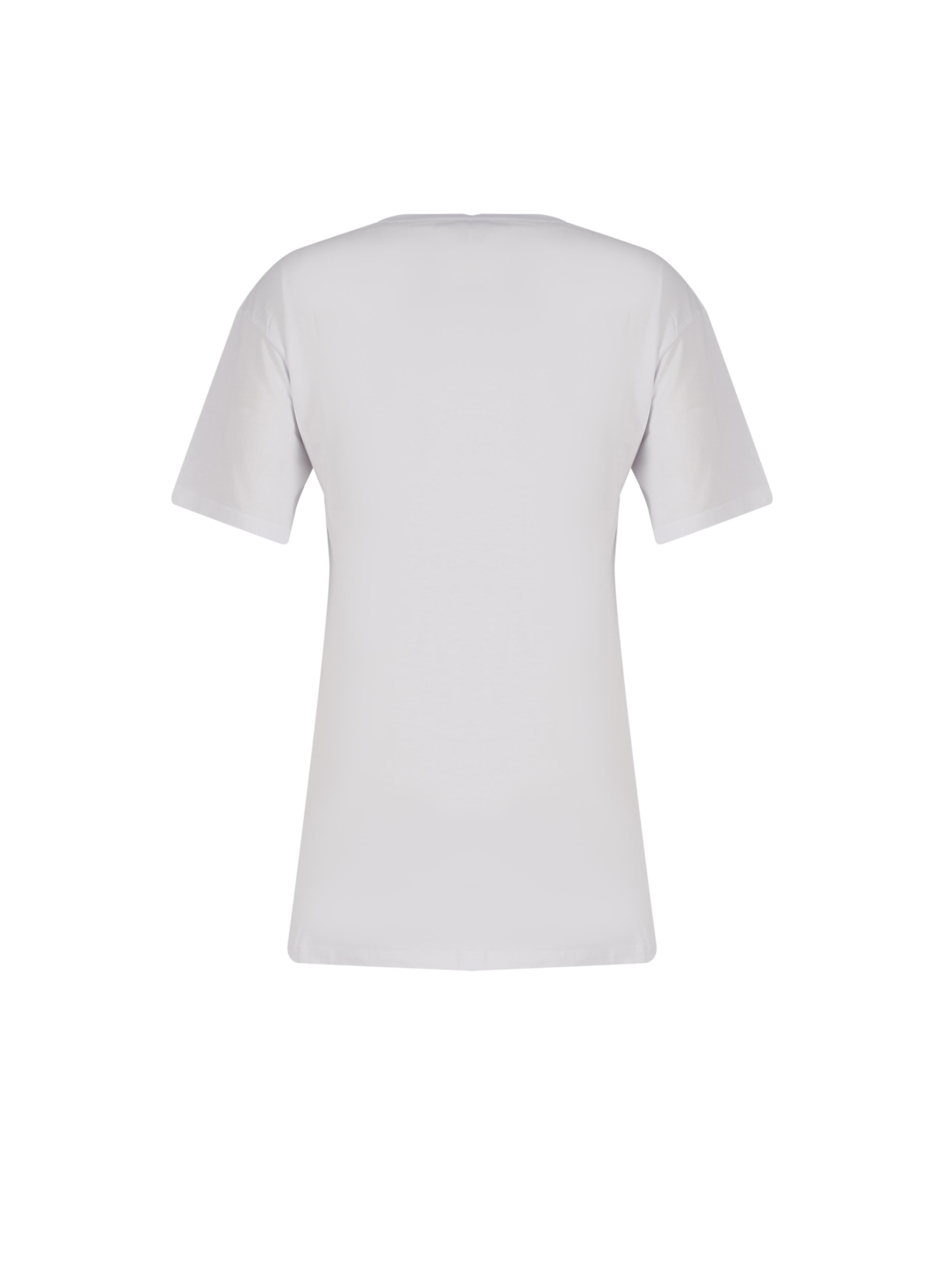 Jose Kadın %100 Pamuk Oversize Bisiklet Yaka T-Shirt
