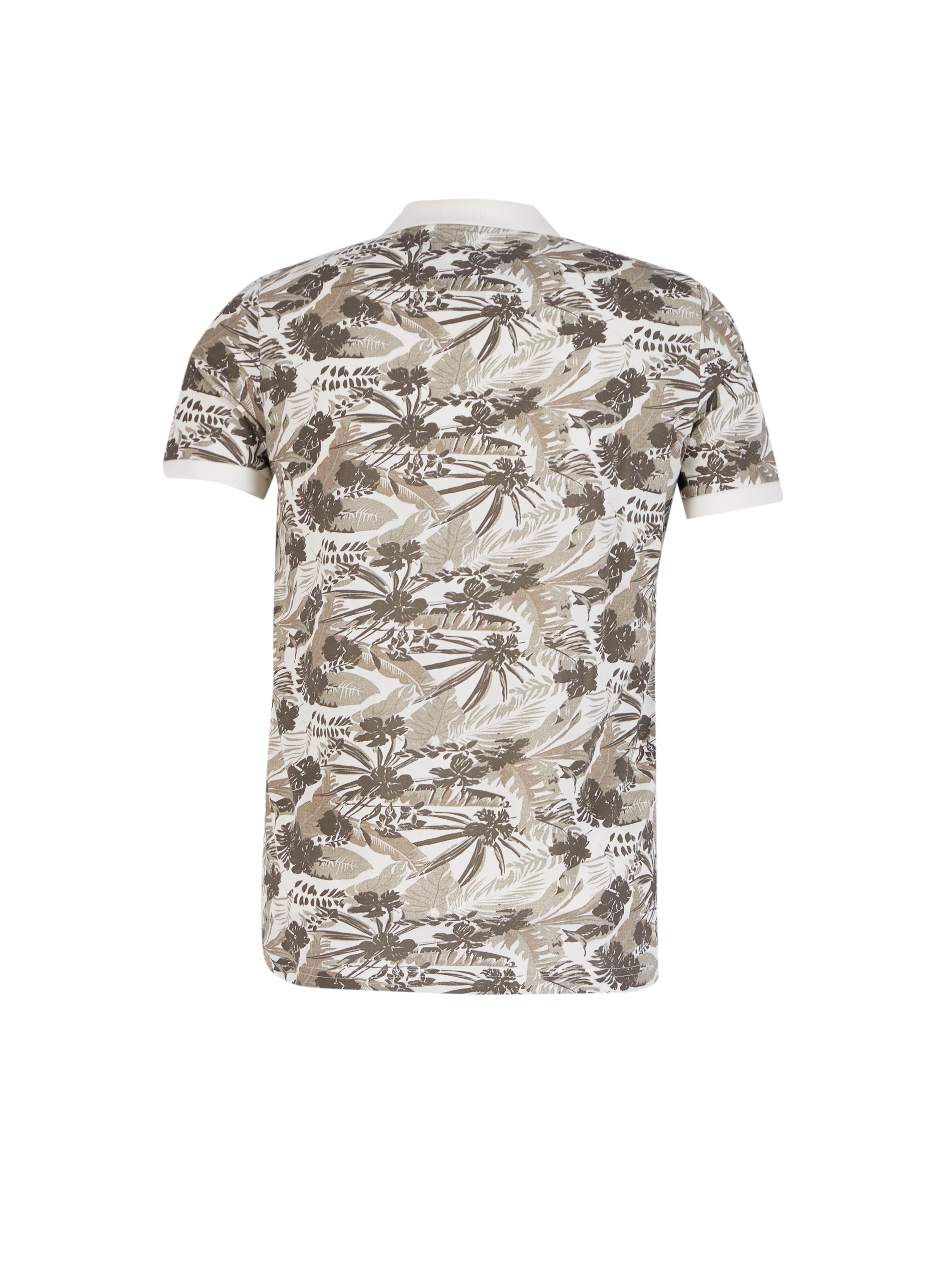 Joseph Erkek Polo Yaka Pike T-Shirt Kırık Beyaz