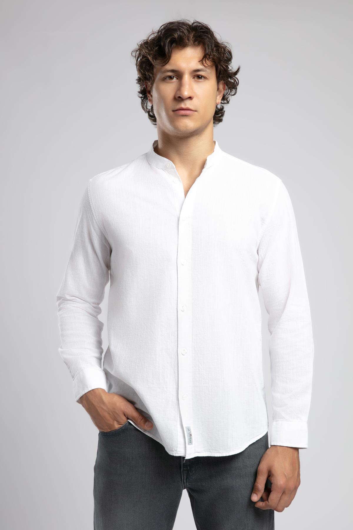 Julsa Erkek U.Kol Dokuma Gömlek