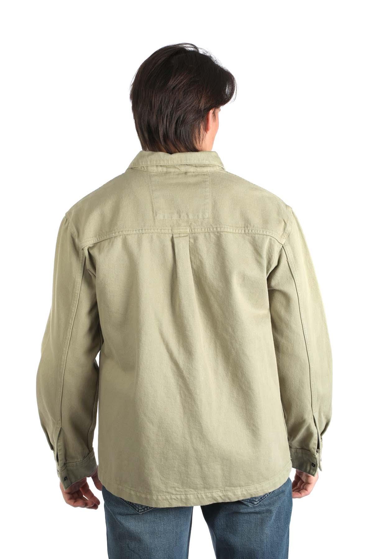 Karela Erkek Dokuma Ceket Haki