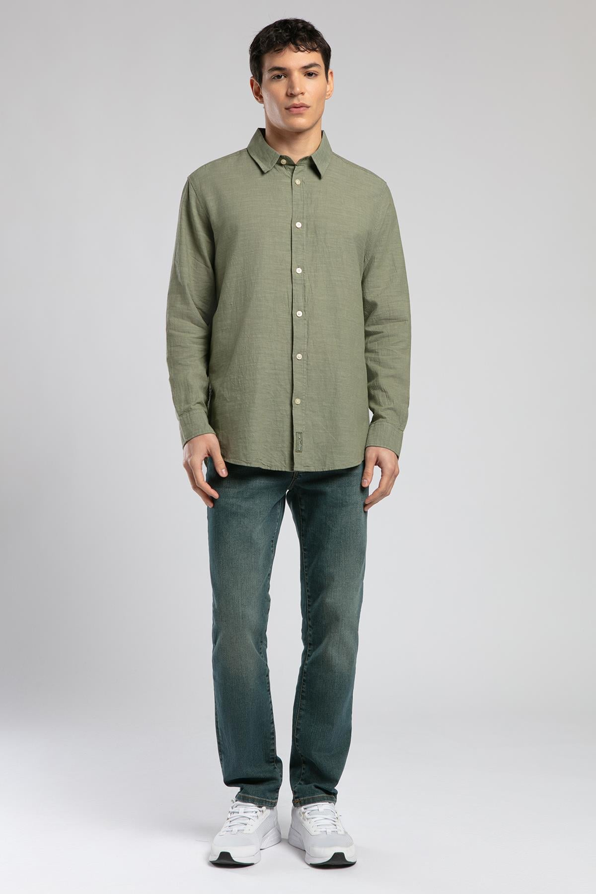 Ketsa Erkek U.Kol Dokuma Gömlek