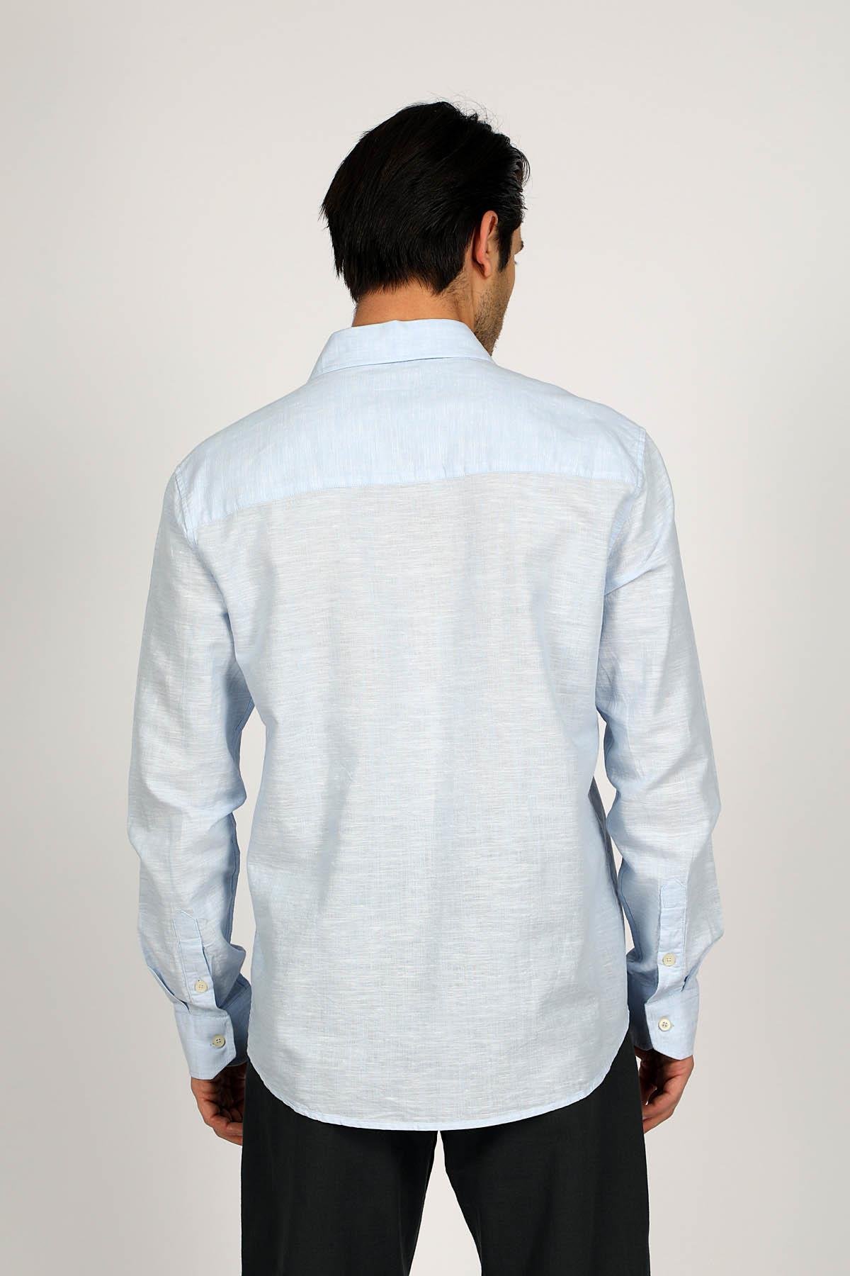 Ketsa Erkek U.Kol Dokuma Gömlek A.Mavi