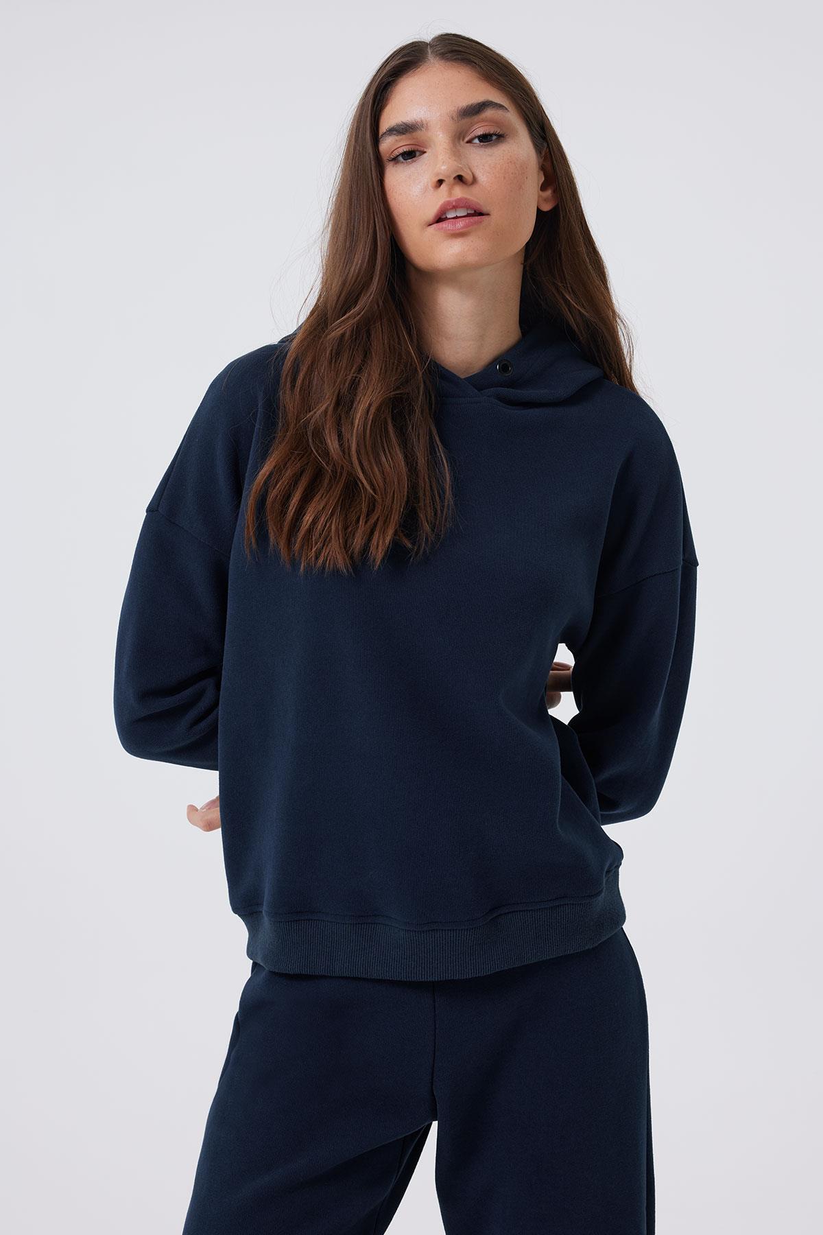 Laney Kadın Sweatshırt Lacivert