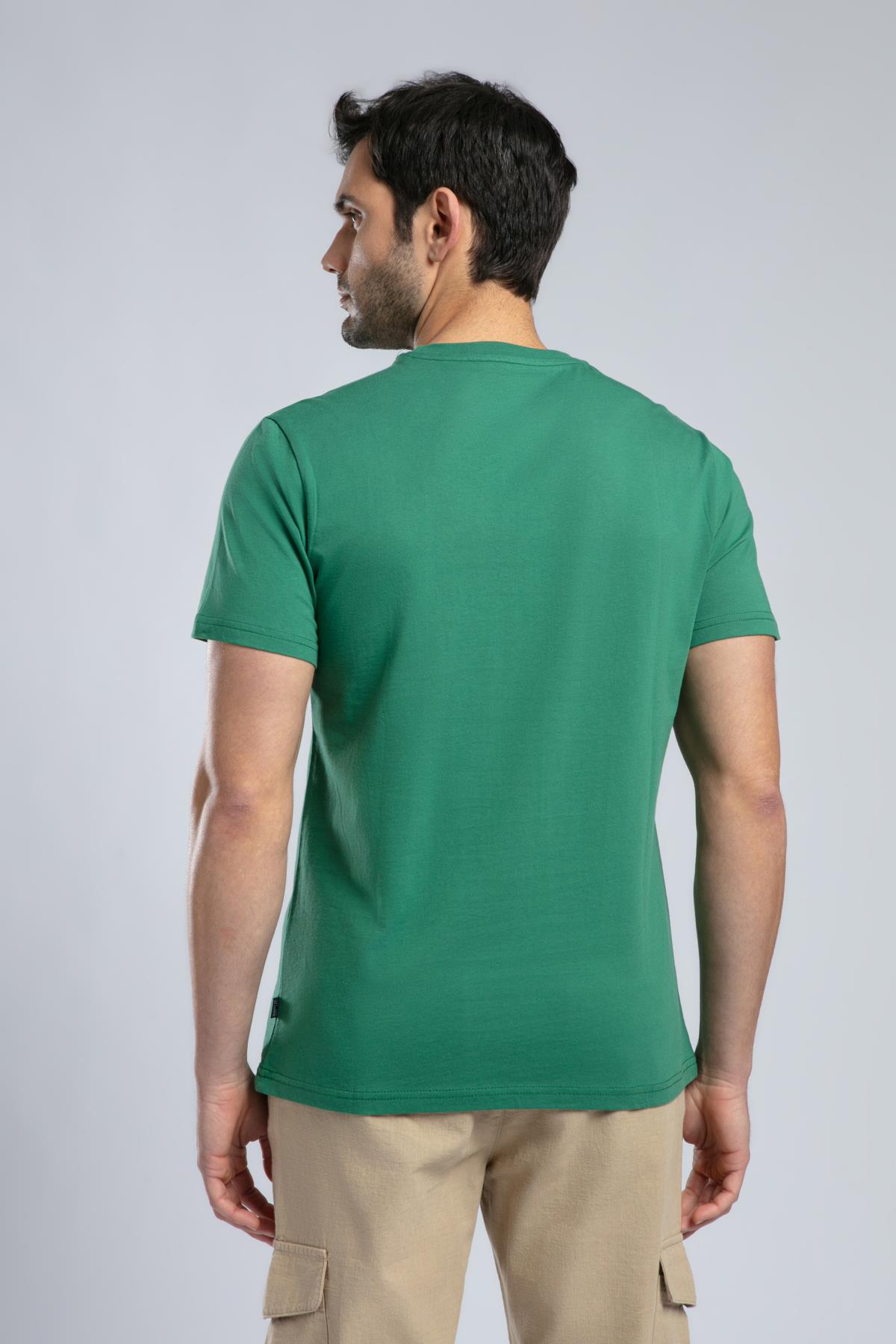 Londonlogo Erkek %100 Pamuk O Yaka T-Shirt