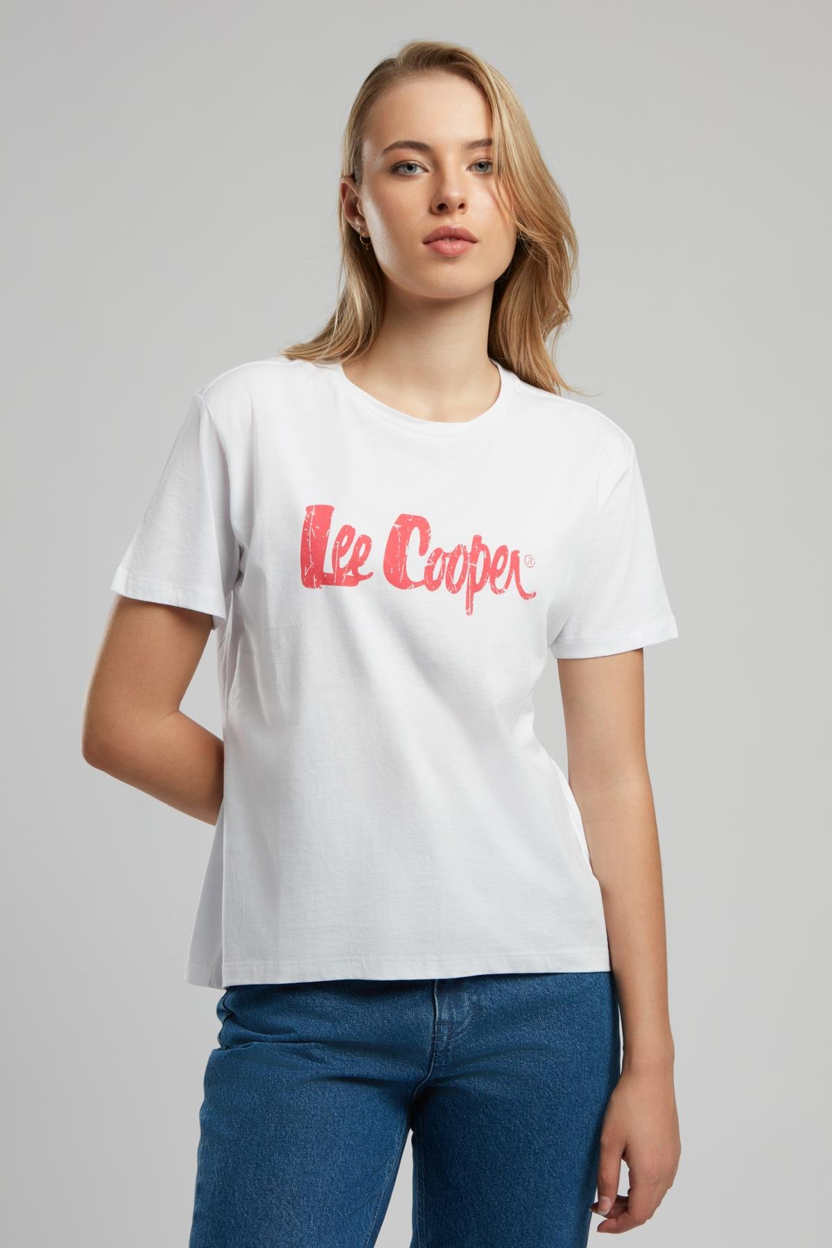 Londonlogo Kadın O Yaka T-Shirt