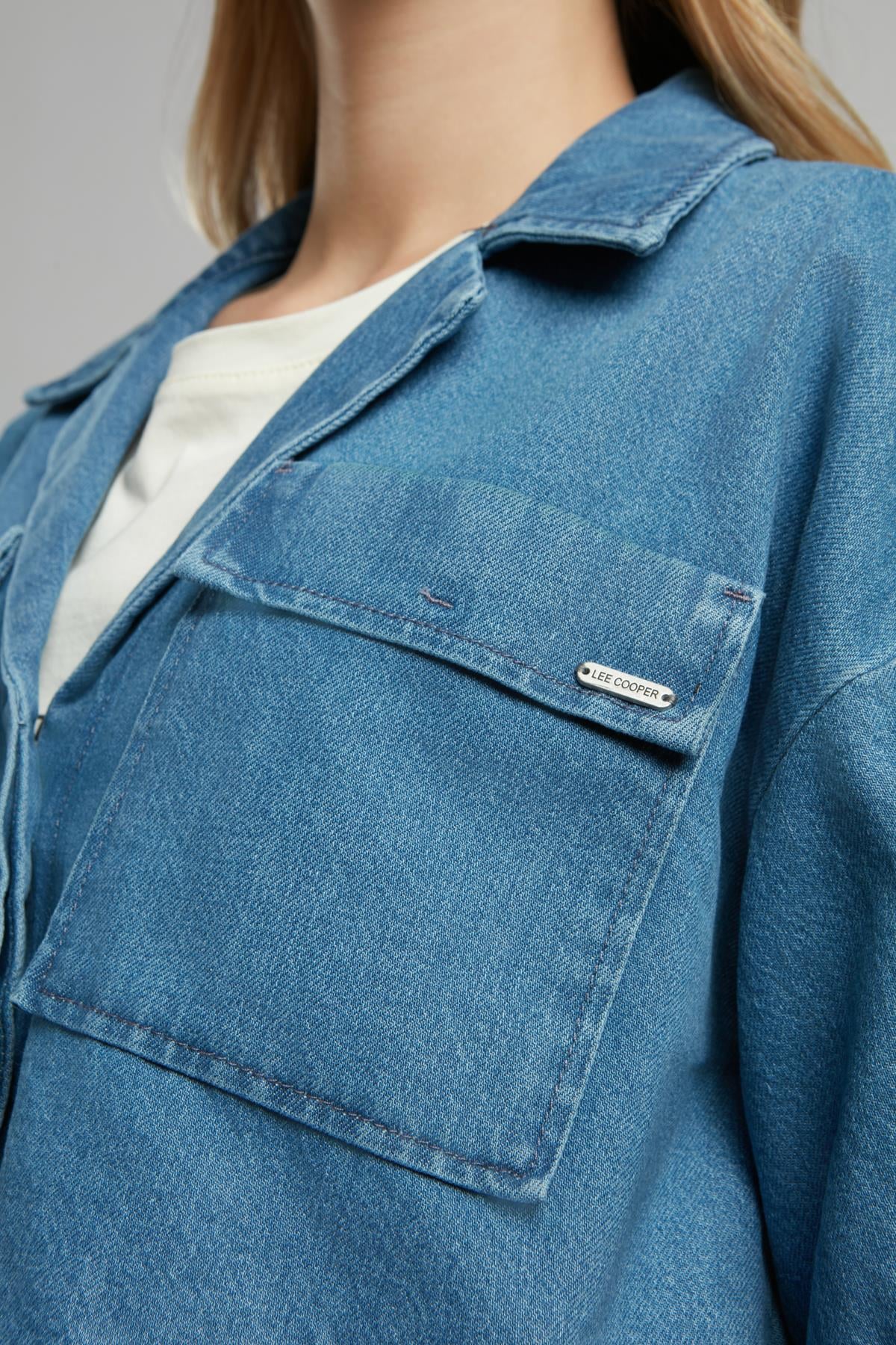 Loren 2 Kadın Jean Ceket Denim