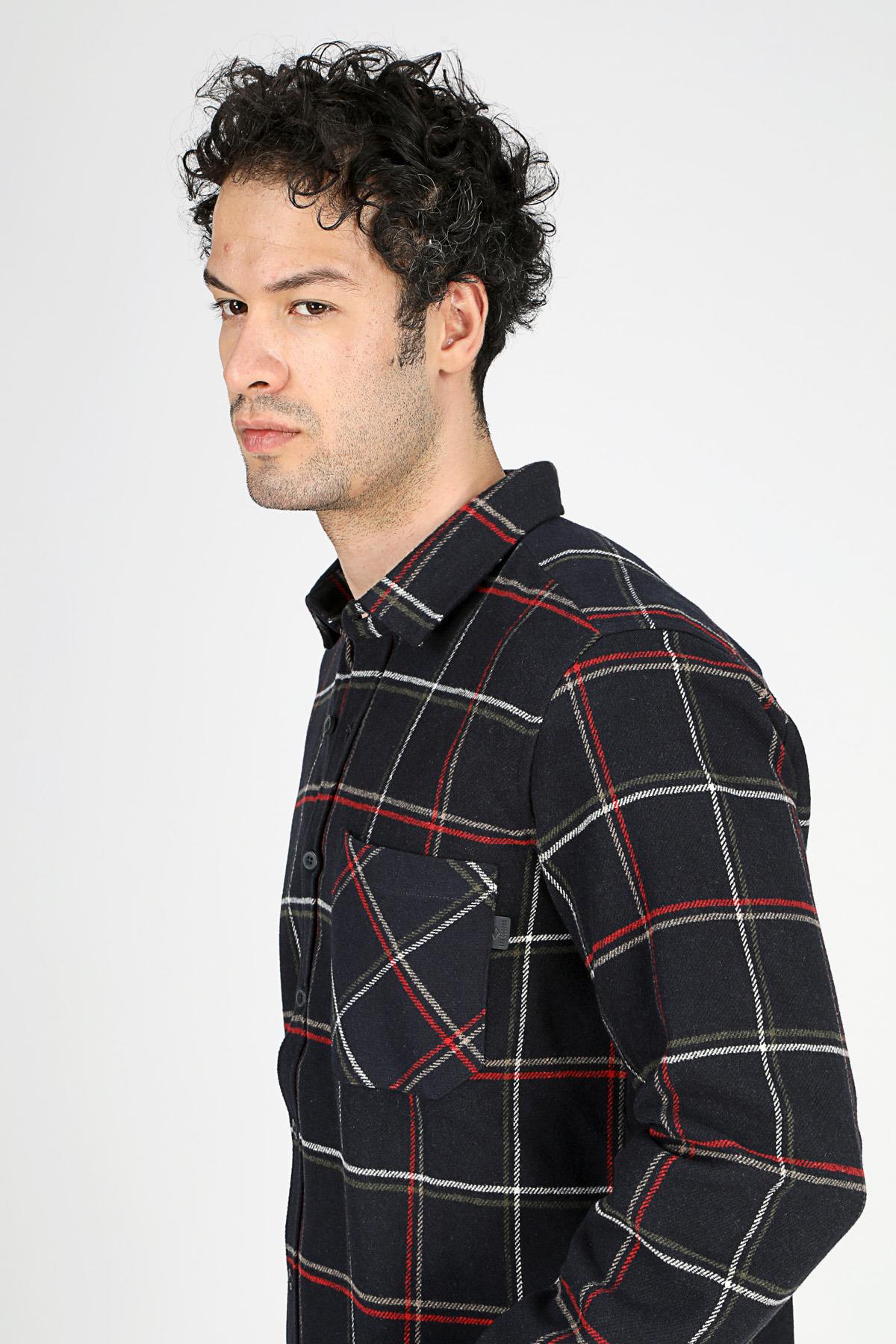 LUPIN ERKEK DOKUMA U.KOL GÖMLEK