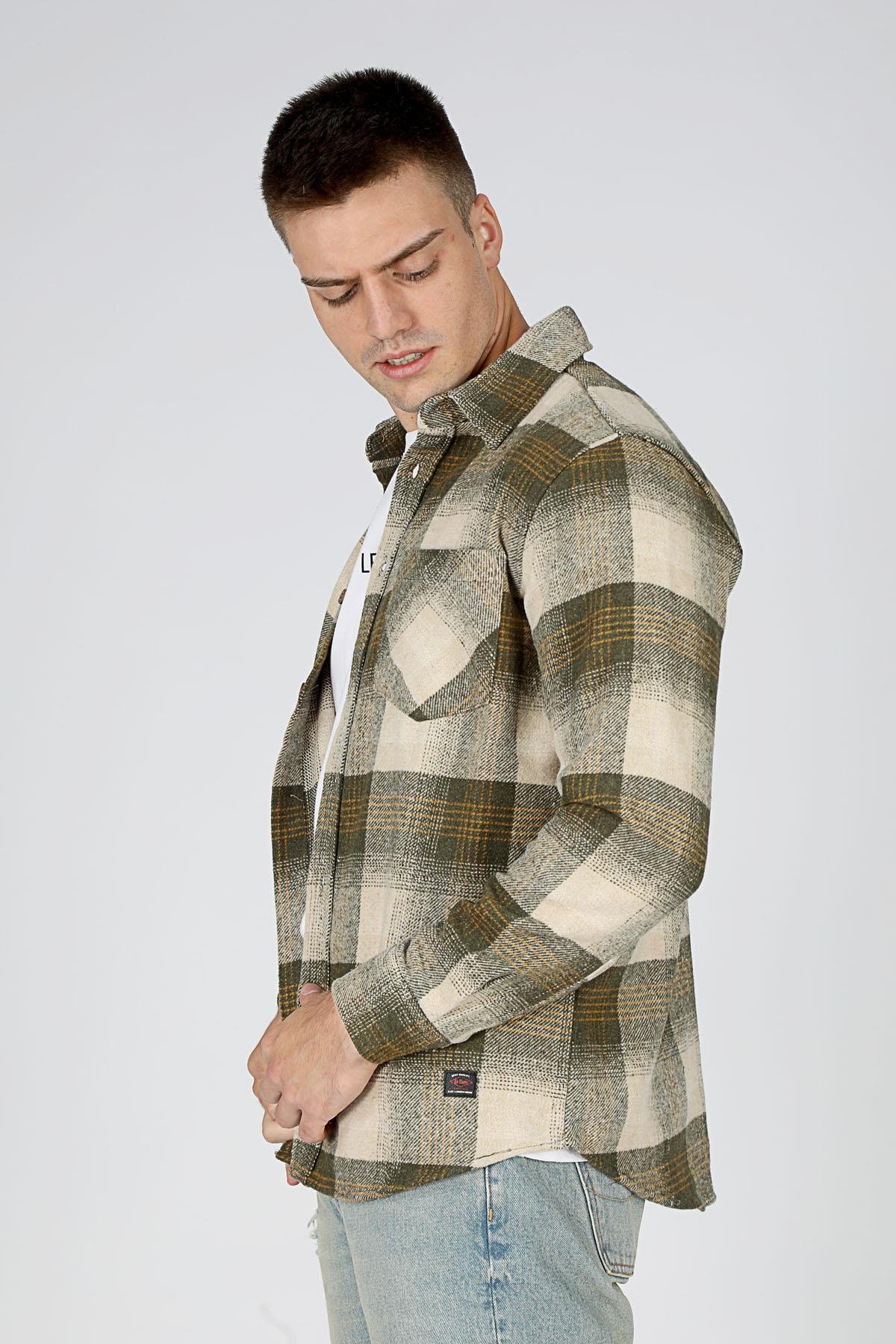 LUPINES ERKEK DOKUMA U.KOL GÖMLEK