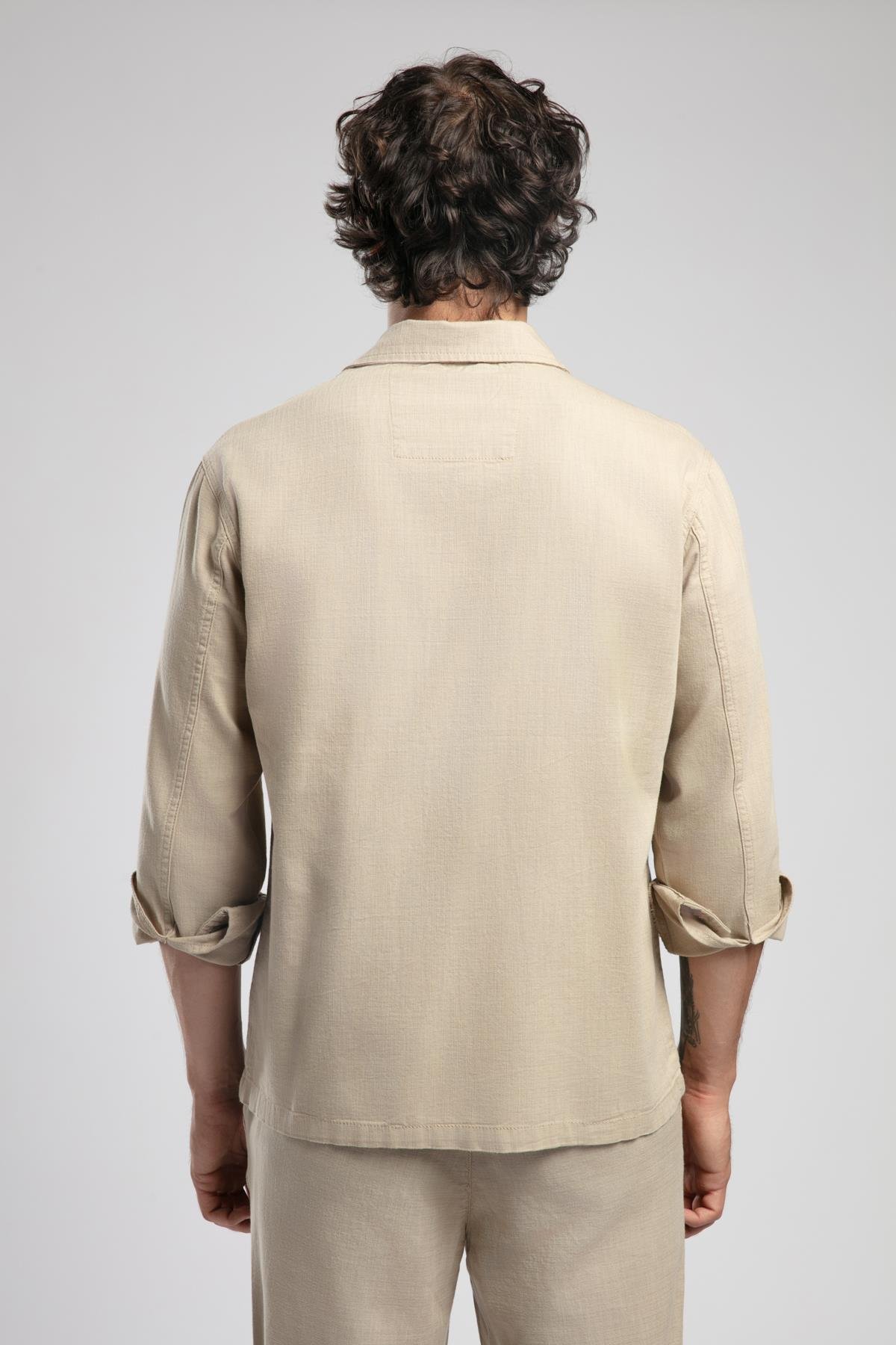 Marsello Erkek U.Kol Dokuma Gömlek