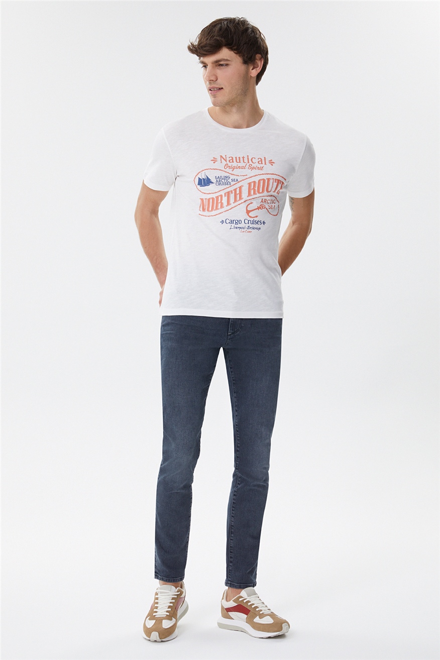 MERLIN ERKEK O YAKA T-SHIRT