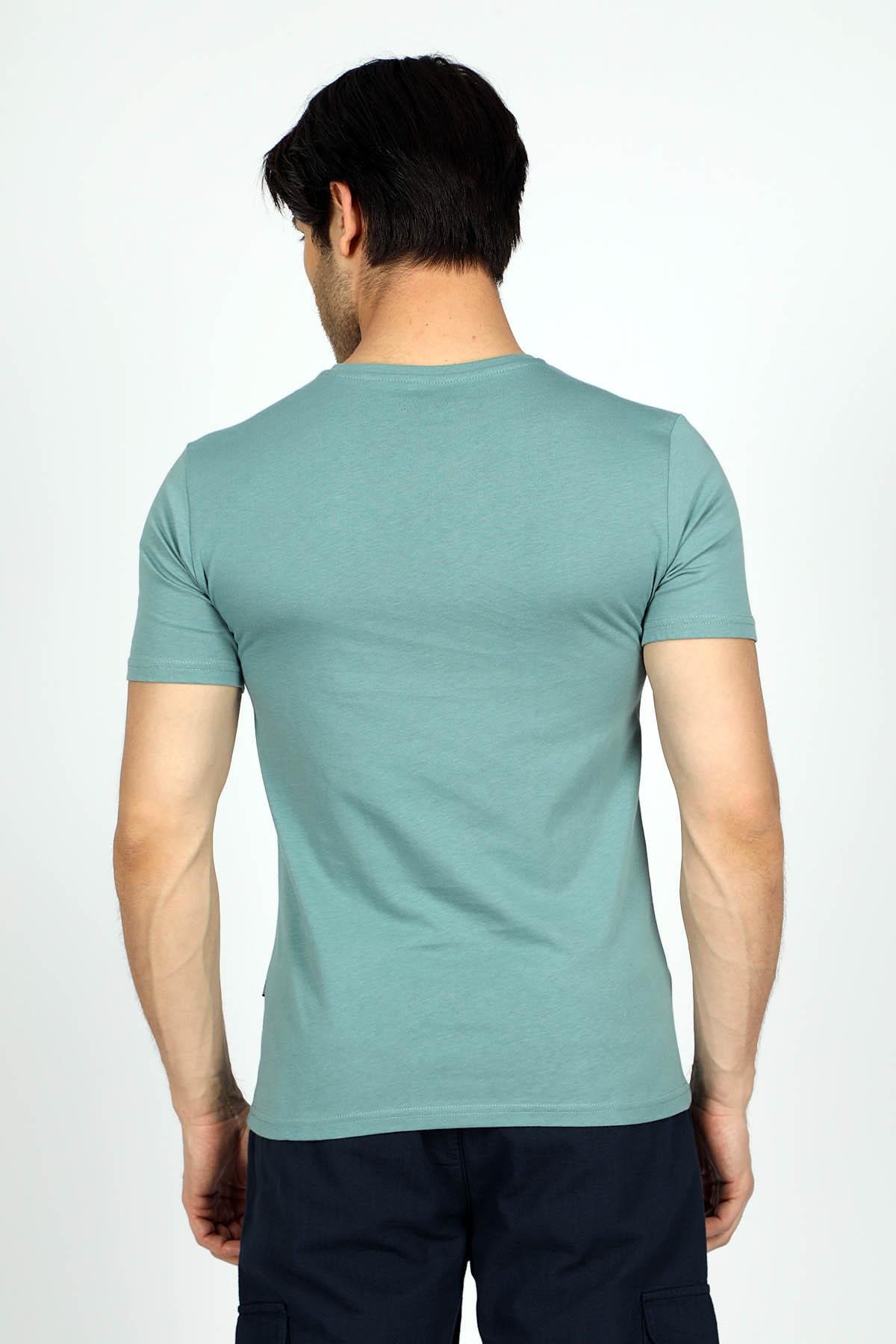 Mıke Erkek O Yaka T-Shırt Çağla