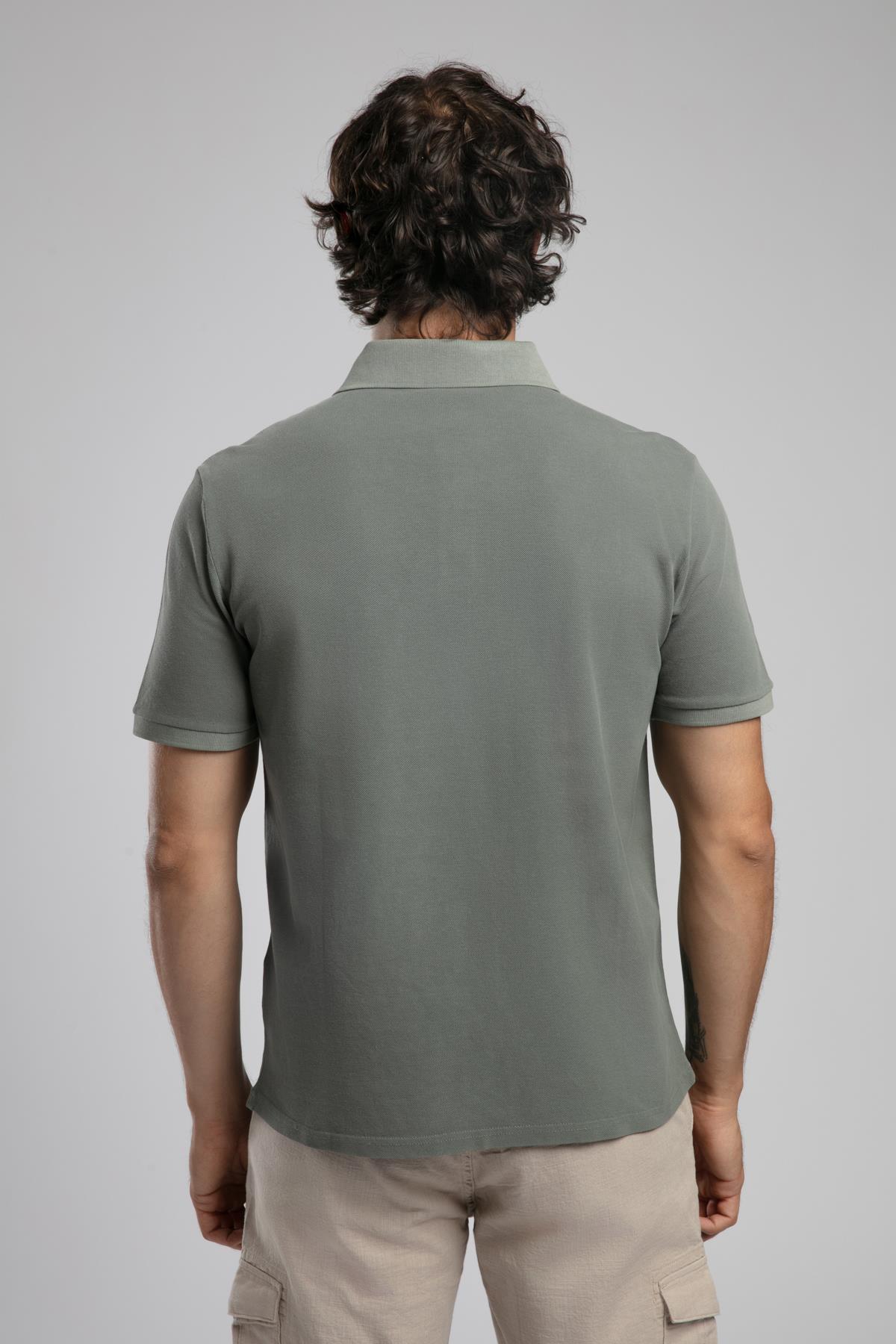 Mules Erkek %100 Pamuk Polo Yaka T-Shirt