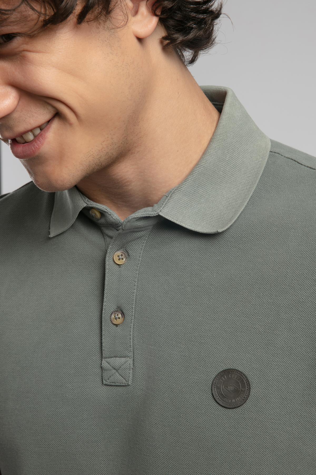 Mules Erkek %100 Pamuk Polo Yaka T-Shirt