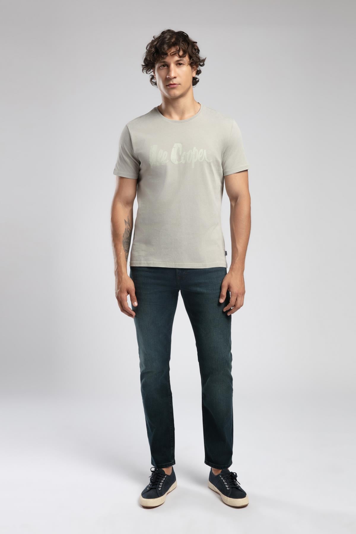 New Drawing Erkek %100 Pamuk O Yaka T-Shirt