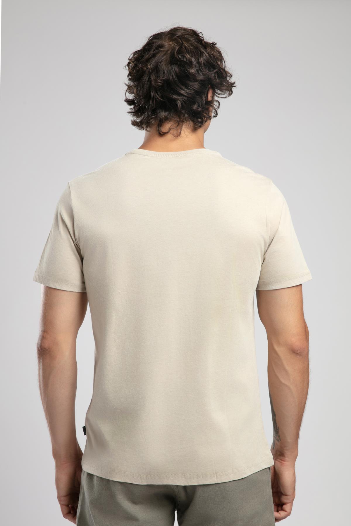 New Drawing Erkek %100 Pamuk O Yaka T-Shirt