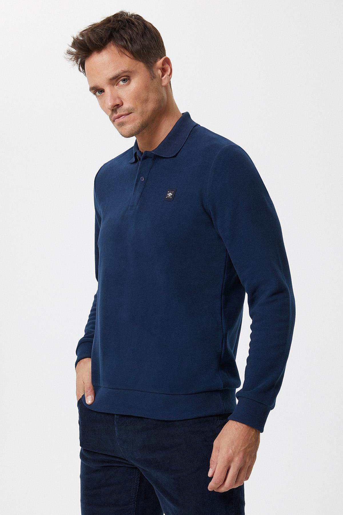 Newblend Erkek Sweatshırt Açık Lacivert