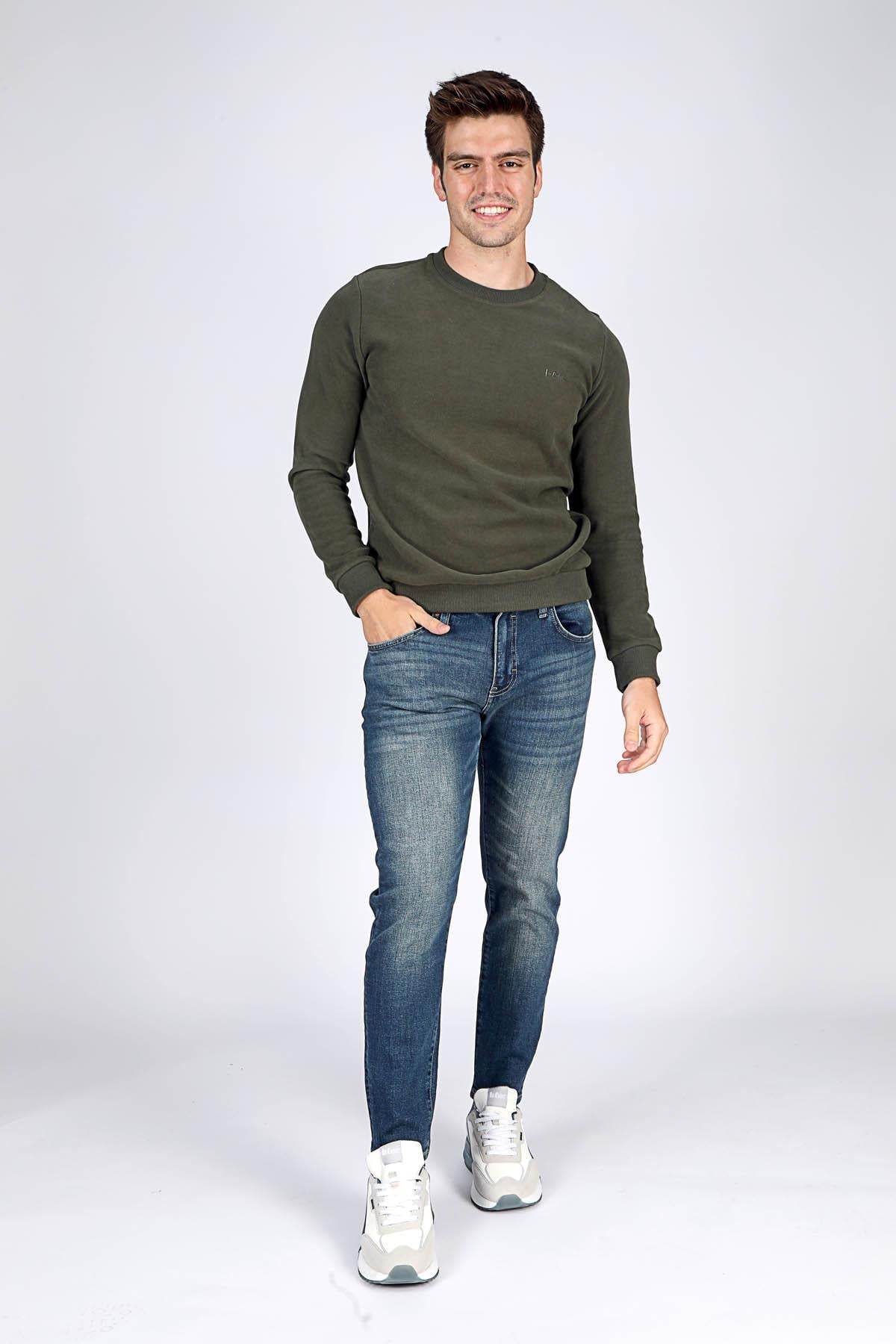 NEWDWADE ERKEK O YAKA SWEATSHIRT