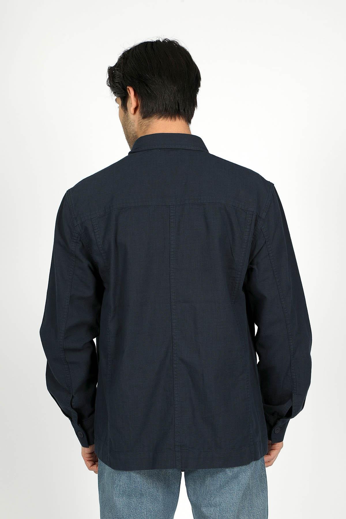 Newkar Erkek Dokuma Ceket Lacivert