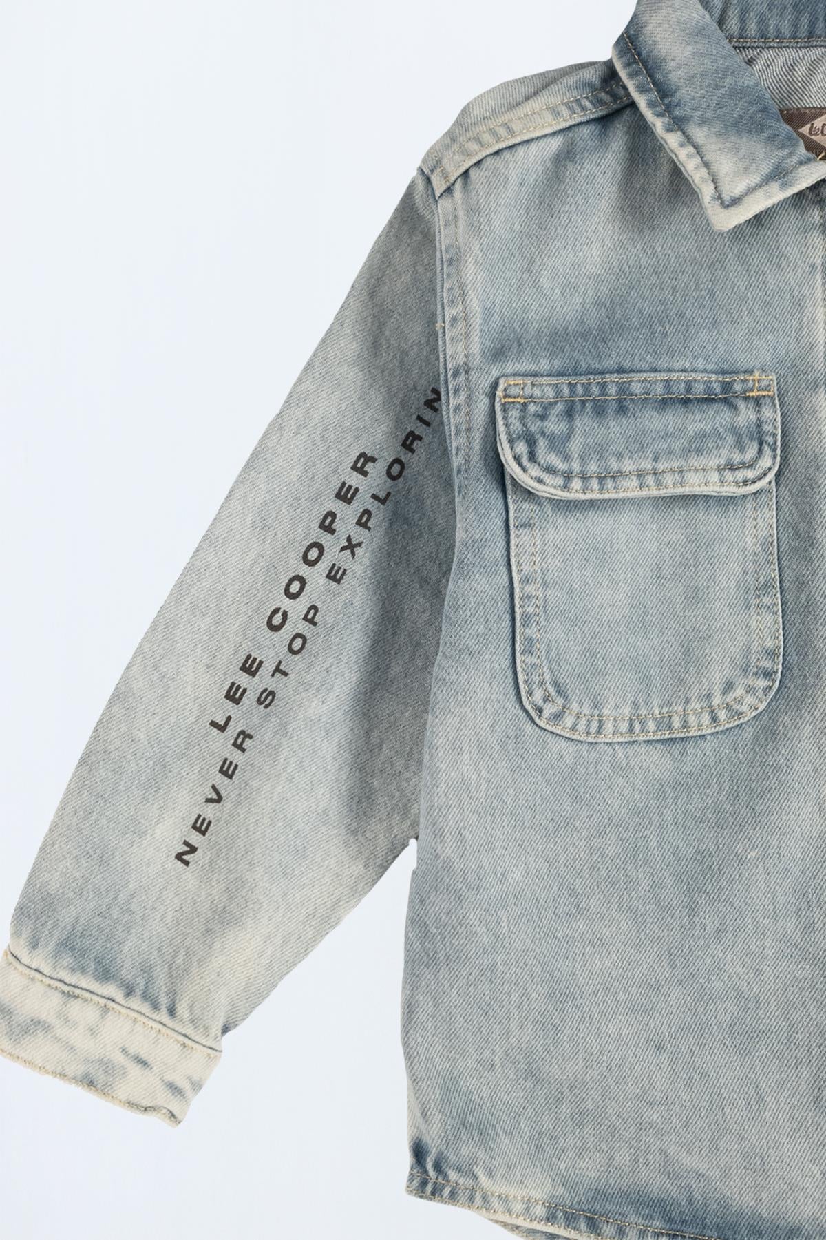 Newman Erkek Çocuk %100 Pamuk Jean Ceket Denim