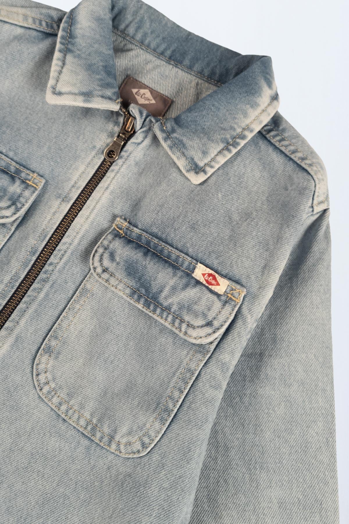 Newman Erkek Çocuk %100 Pamuk Jean Ceket Denim