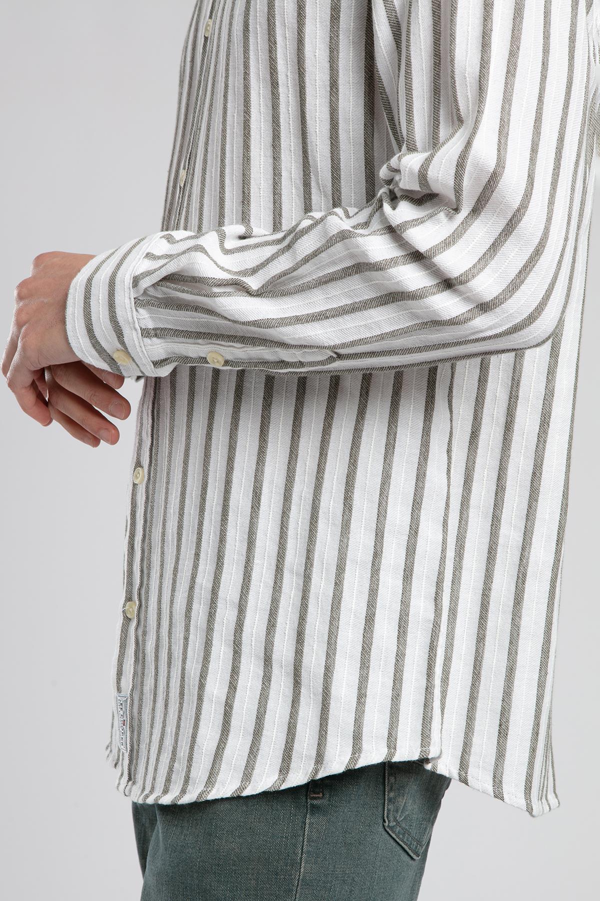 Olezka Erkek U.Kol Dokuma Gömlek