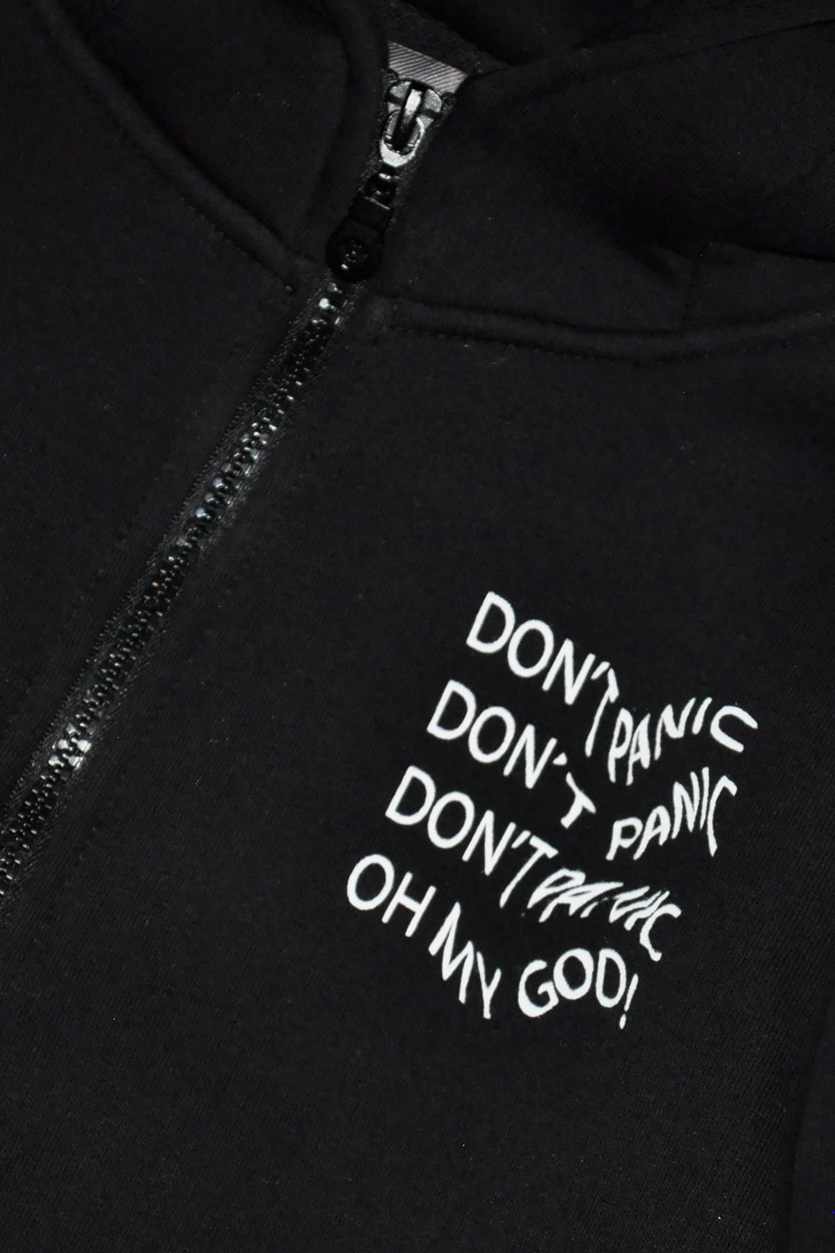 Panıc Erkek Çocuk Sweatshırt Siyah