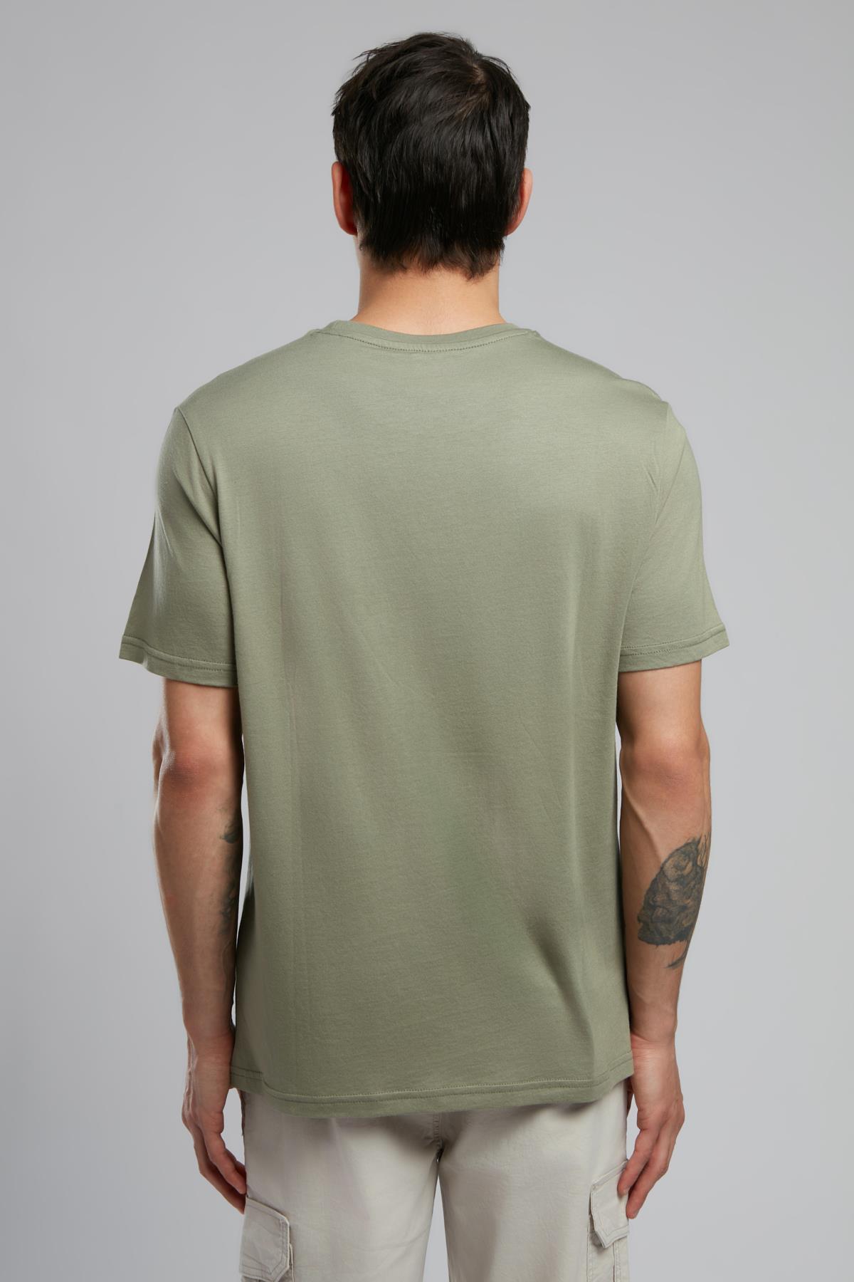 Paola Erkek O Yaka T-Shirt Haki
