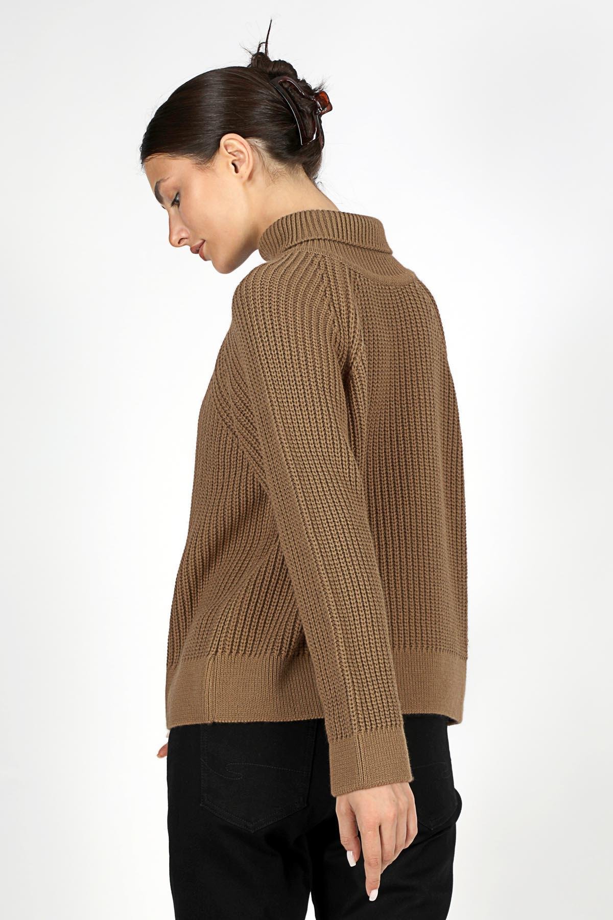 PEARLY KADIN BALIKÇI YAKA TRİKO KAZAK