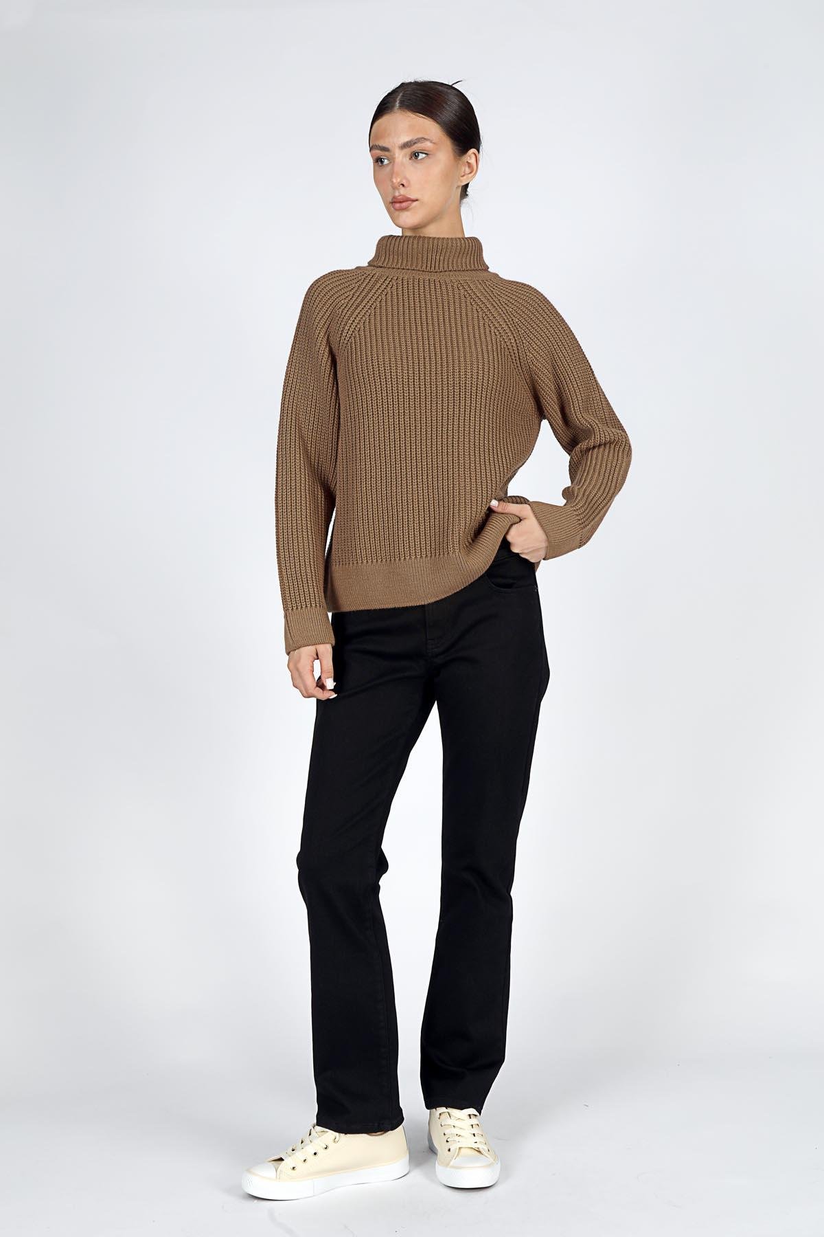 PEARLY KADIN BALIKÇI YAKA TRİKO KAZAK