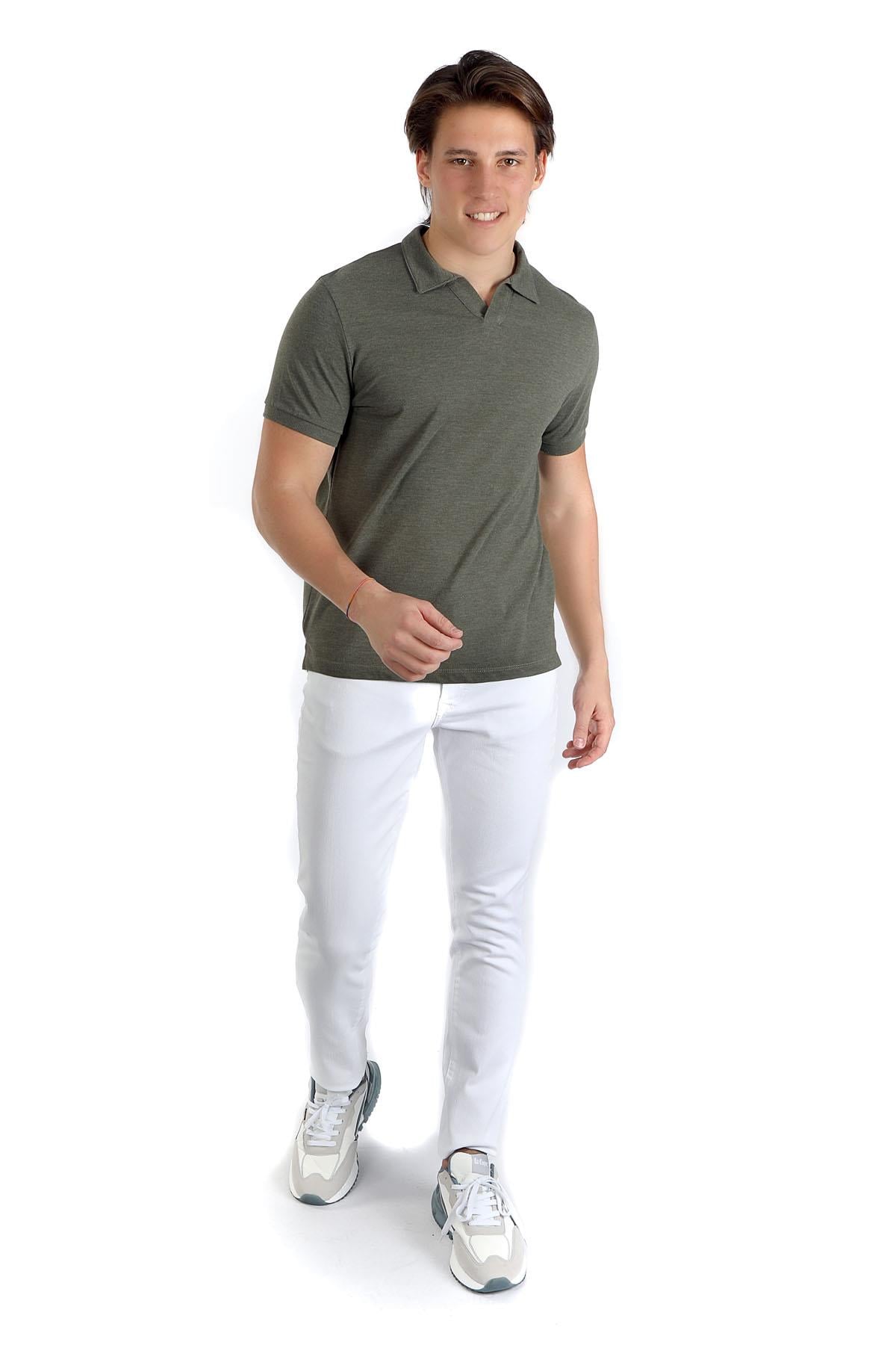 POXLA ERKEK PİKE POLO YAKA T-SHIRT
