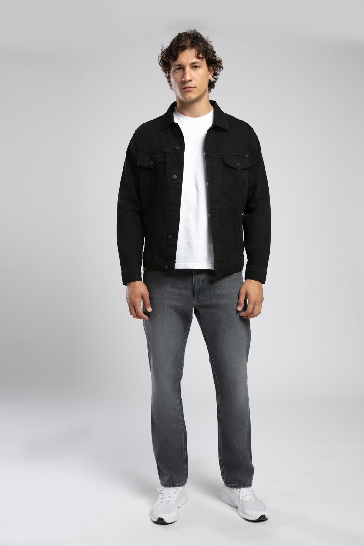 Puebla 2 Erkek %100 Pamuk Jean Ceket
