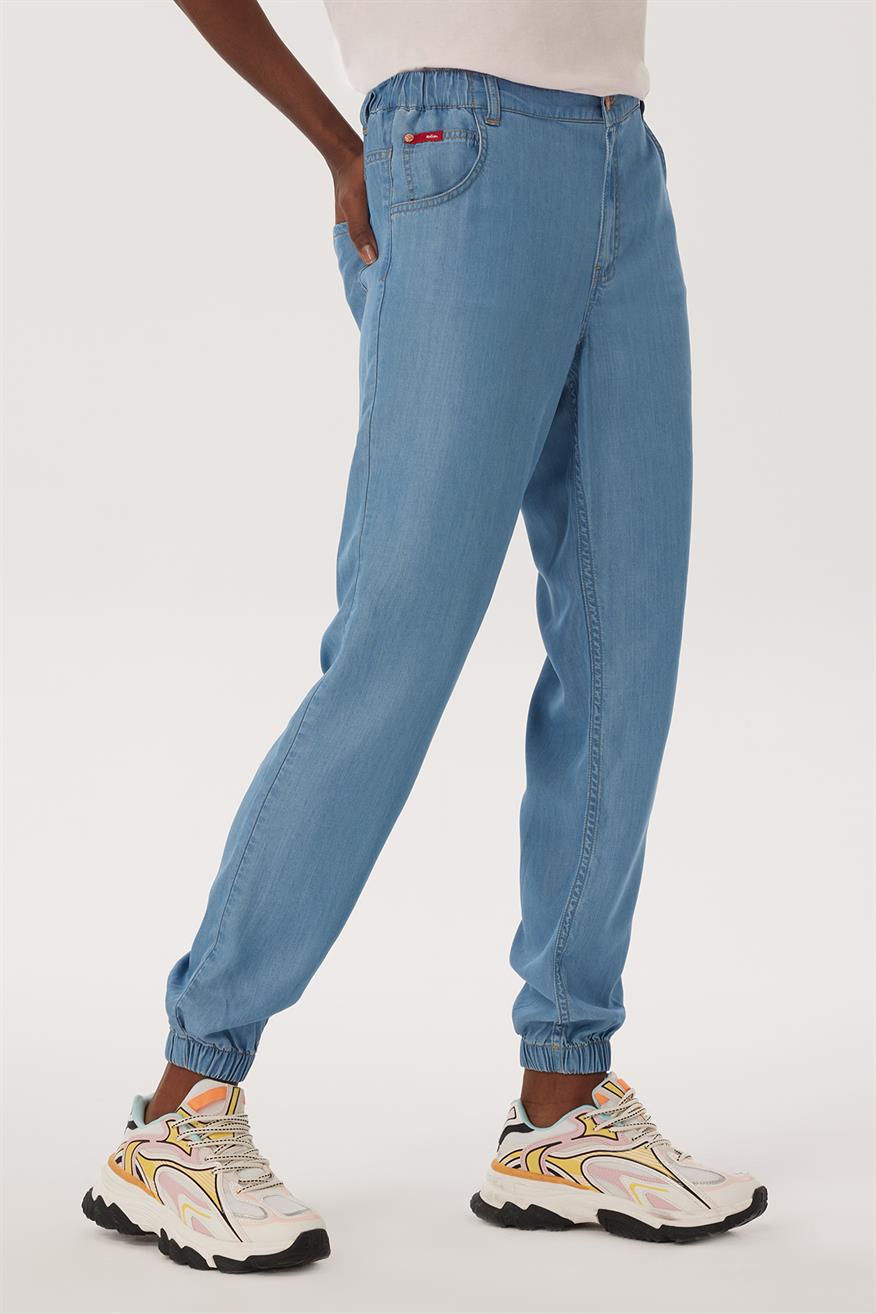 Lee Cooper Quenn Kadın Jean Pantolon Blue Lıght. 2