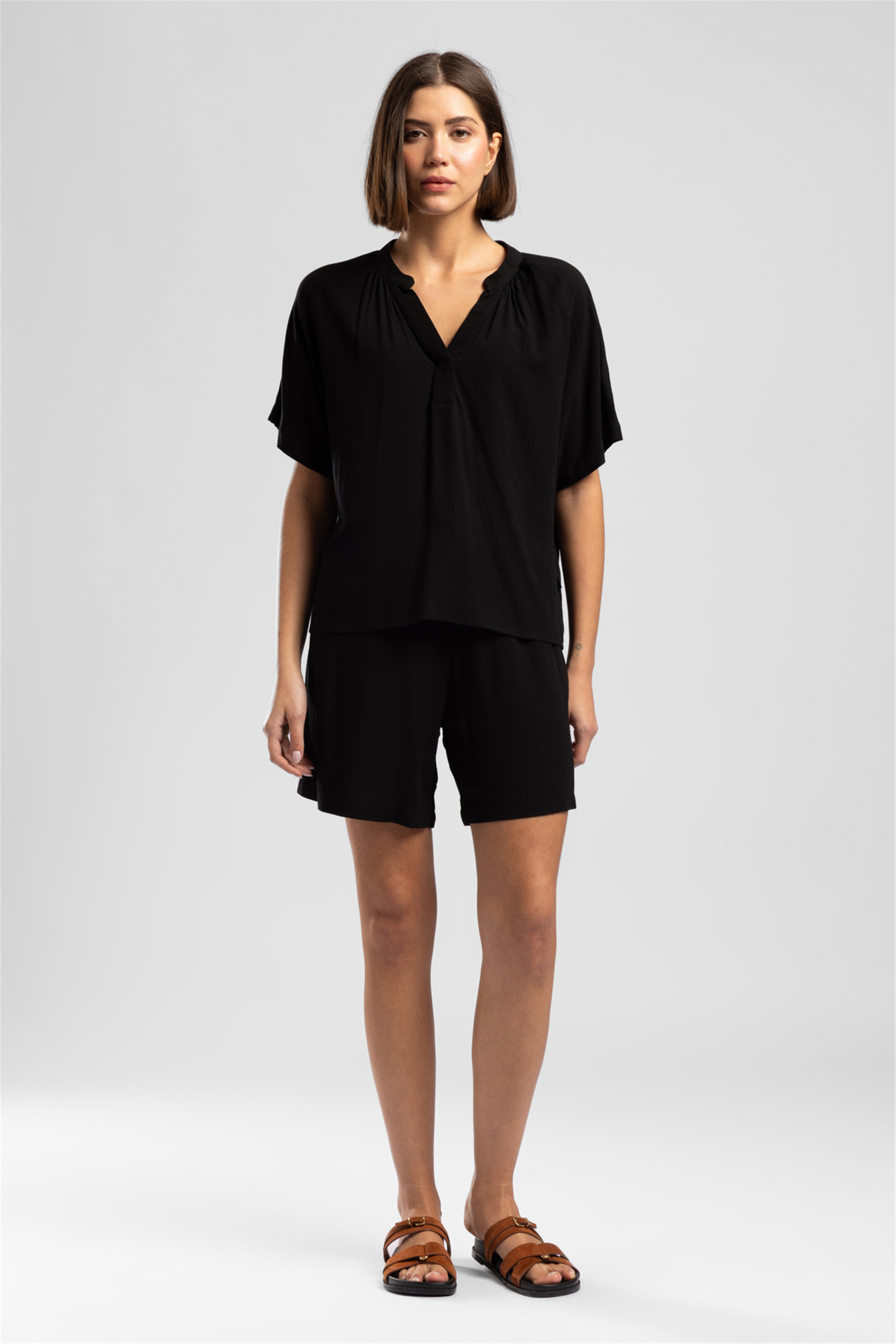 RECIA 1 KADIN DOKUMA BLUZ