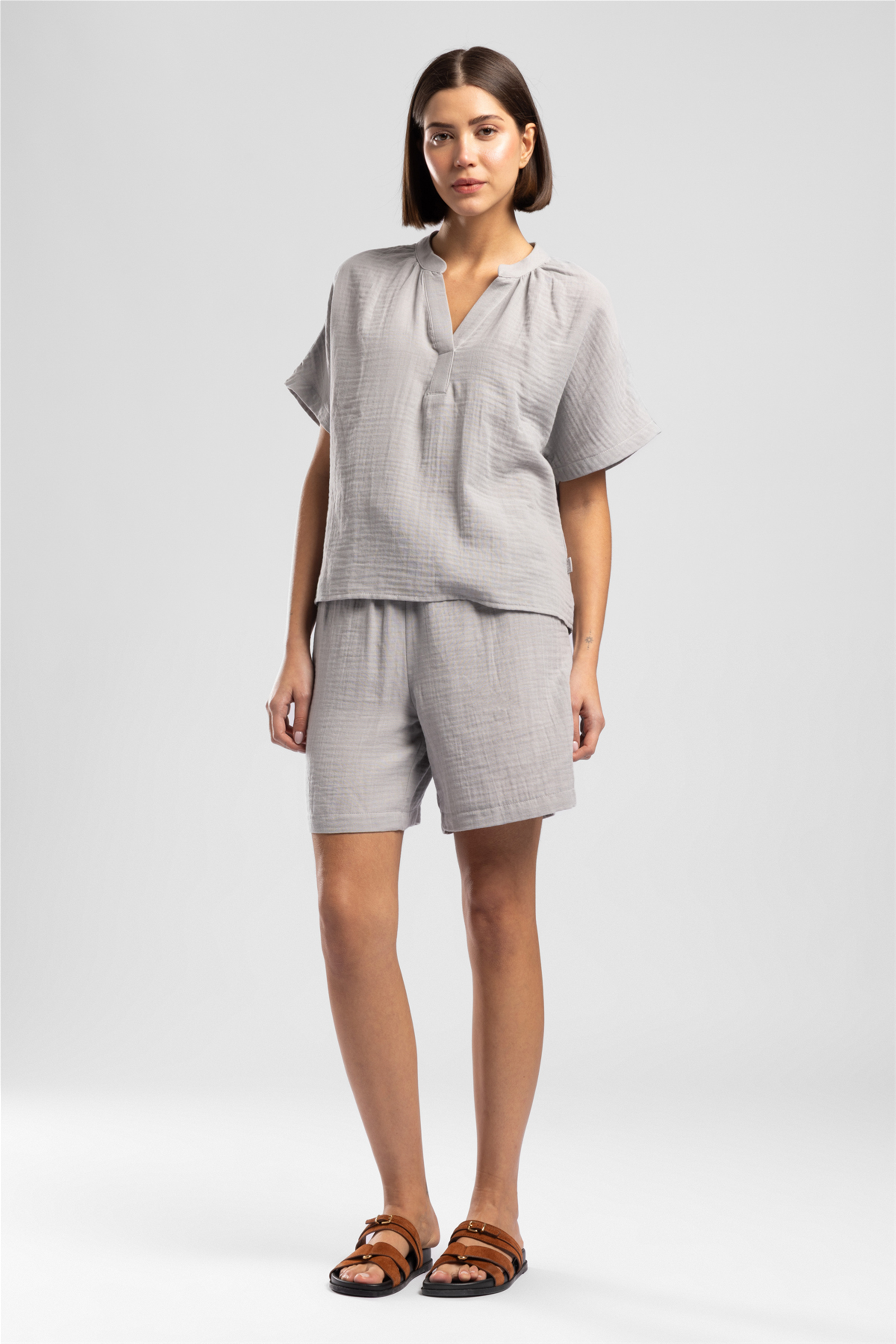 RECIA 2 KADIN DOKUMA BLUZ