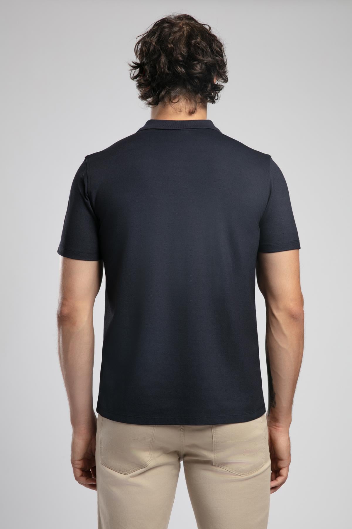 Resao Erkek Polo Yaka T-Shirt Lacivert