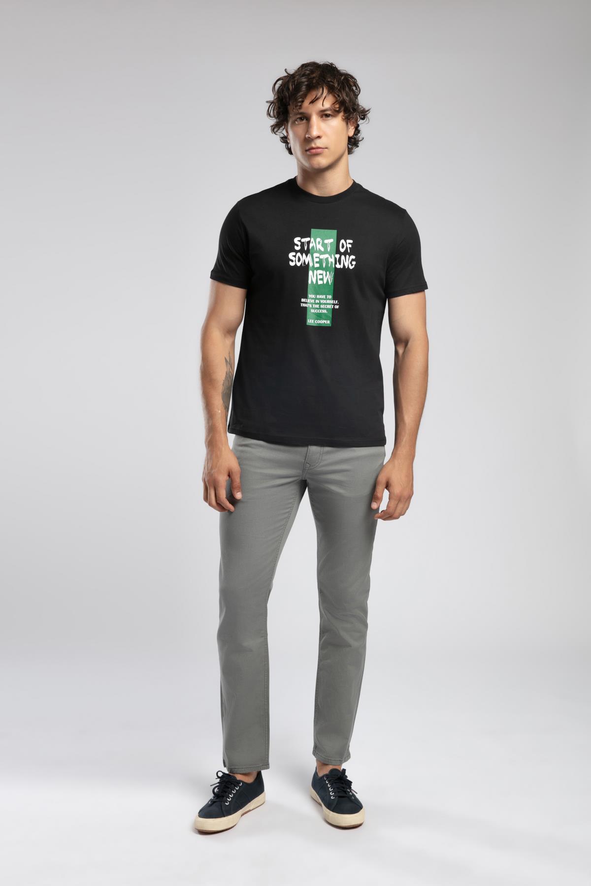 Ric Erkek %100 Pamuk O Yaka T-Shirt