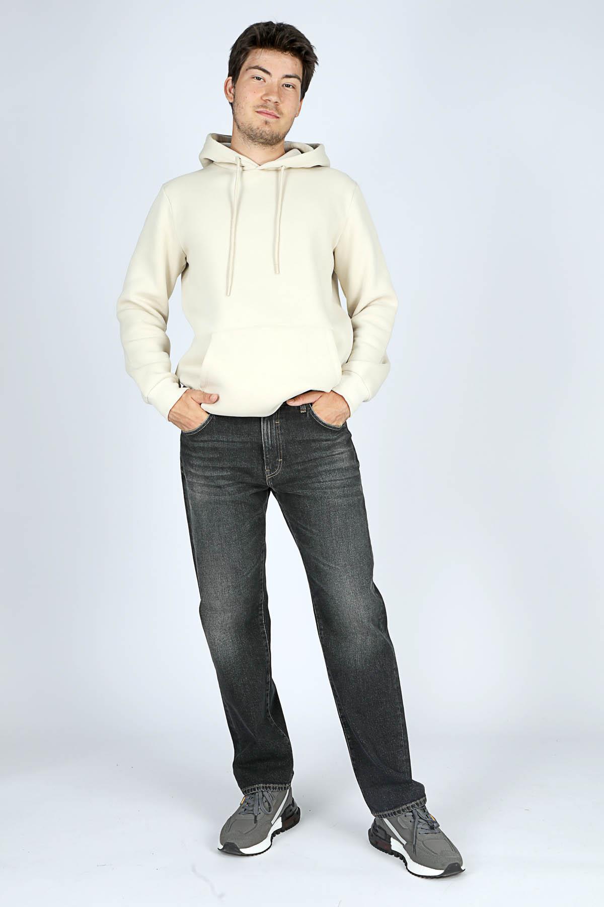 【激レア】PARTO SPORT JEANS 3ピース 豪華刺繍 ねずみ男 M Ricky Yüksek Bel Normal Kesim Düz Paça Francesca Mbk Mid Erkek