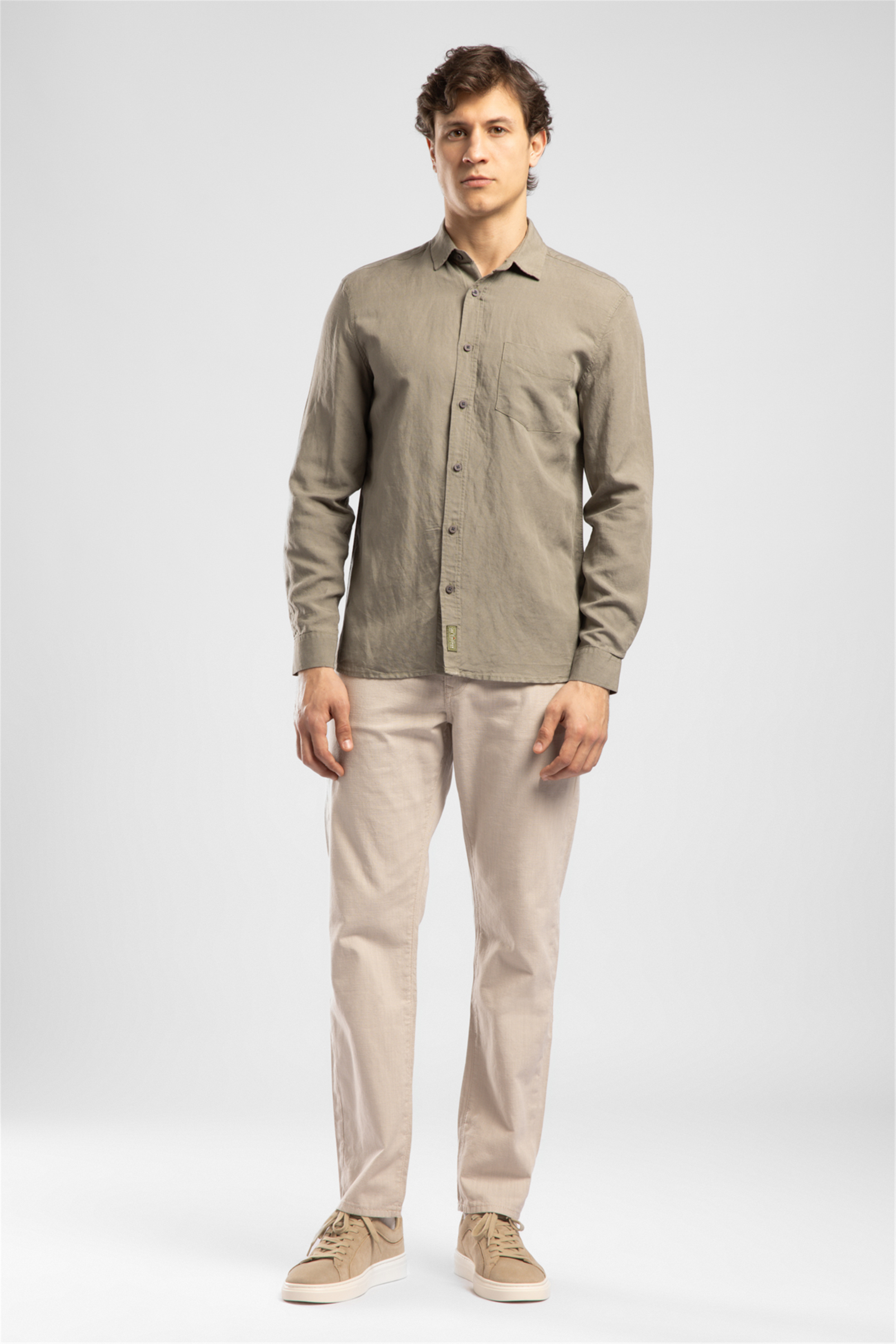 RUSSO ERKEK U.KOL DOKUMA GÖMLEK