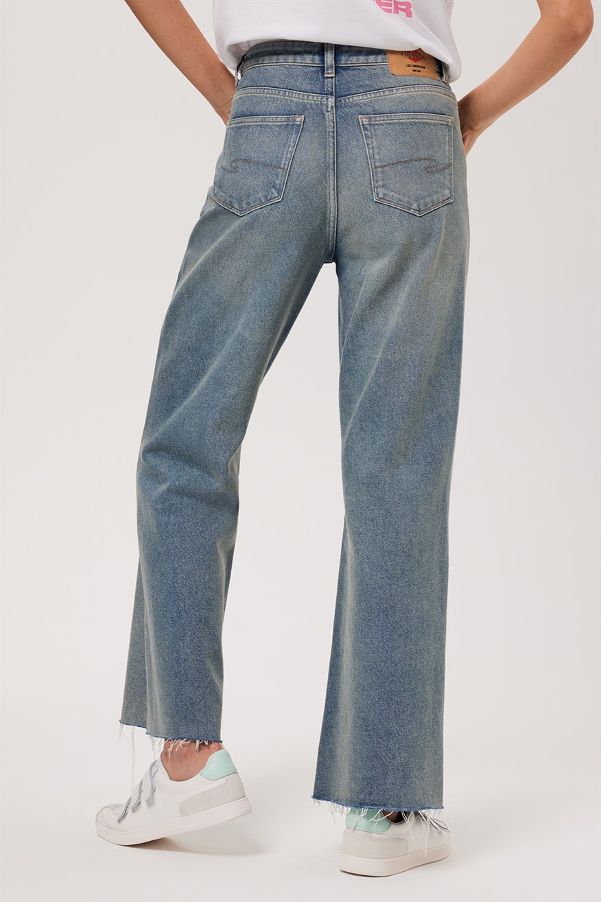 Lee Cooper Sandy Kadın Jean Pantolon Blue Lıght. 4