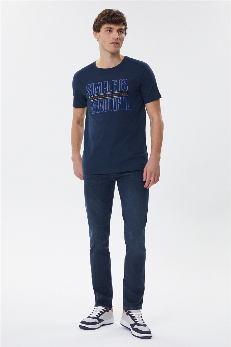 SIMPLE ERKEK O YAKA T-SHIRT