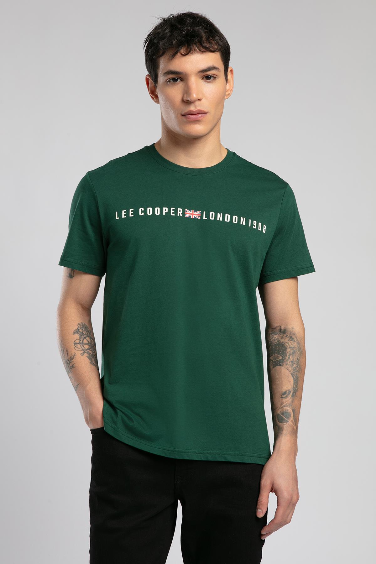 Stew Erkek %100 Pamuk O Yaka T-Shirt Zümrüt