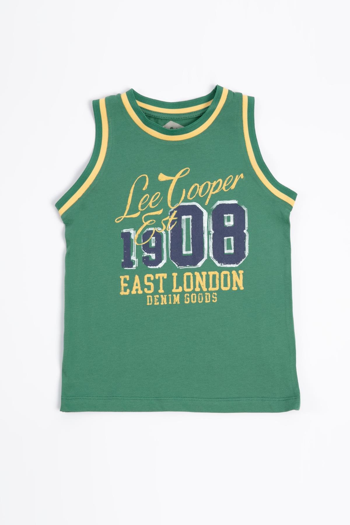 Summers Erkek Çocuk %100 Pamuk Atlet Yeşil