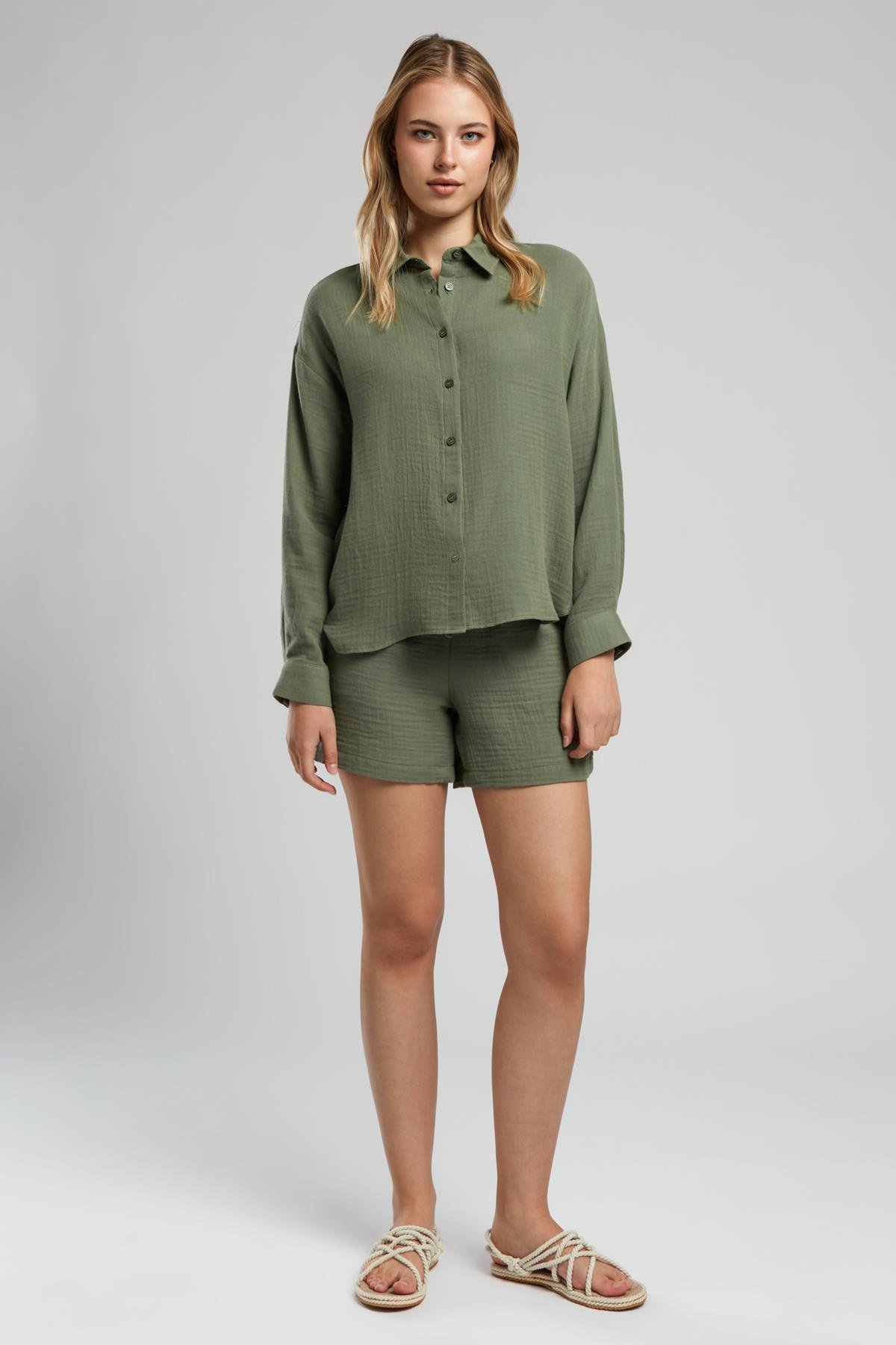 Tracy Kadın Dokuma Şort