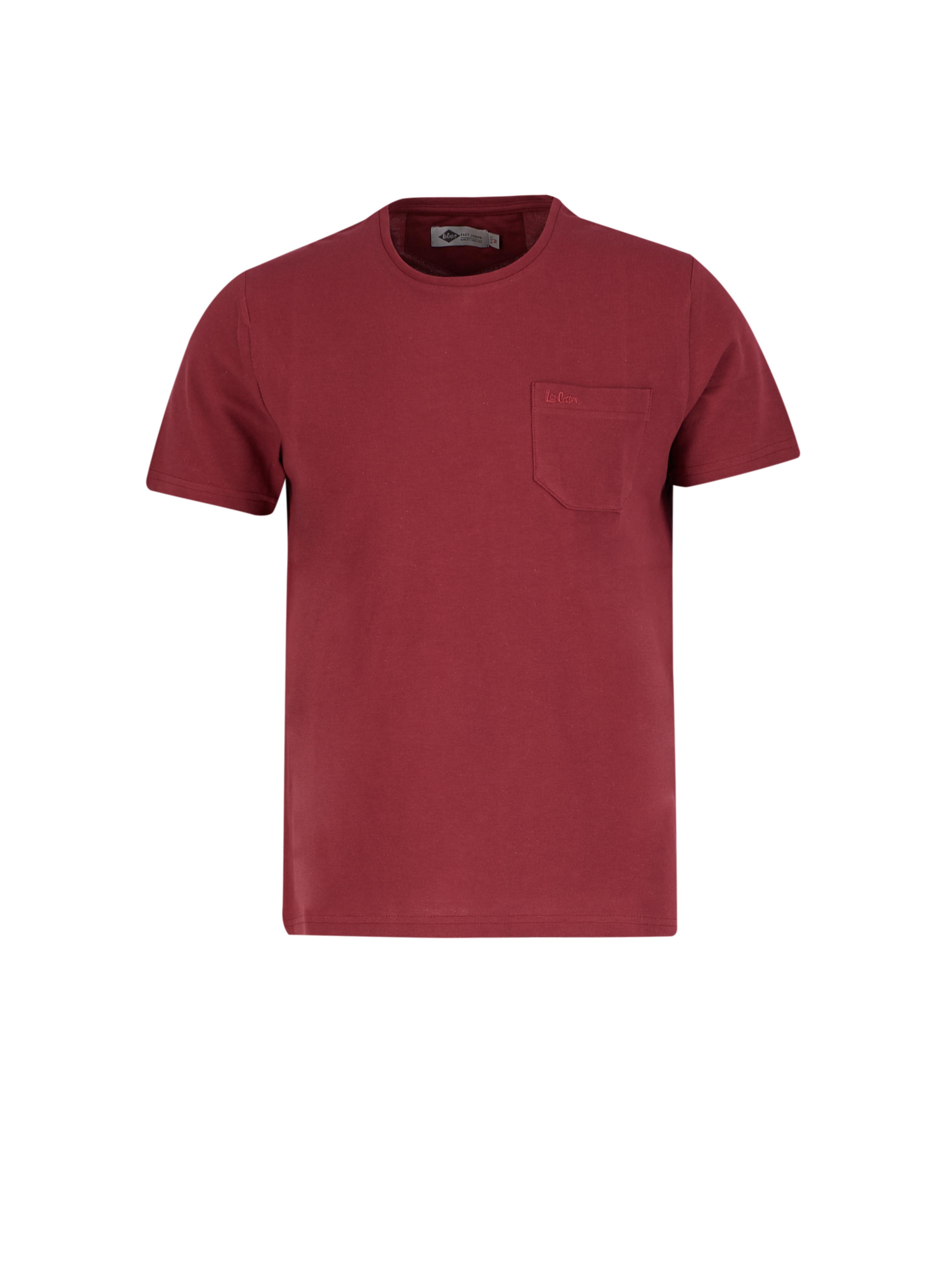 Twingo Erkek Bisiklet Yaka Pike T-Shirt Bordo