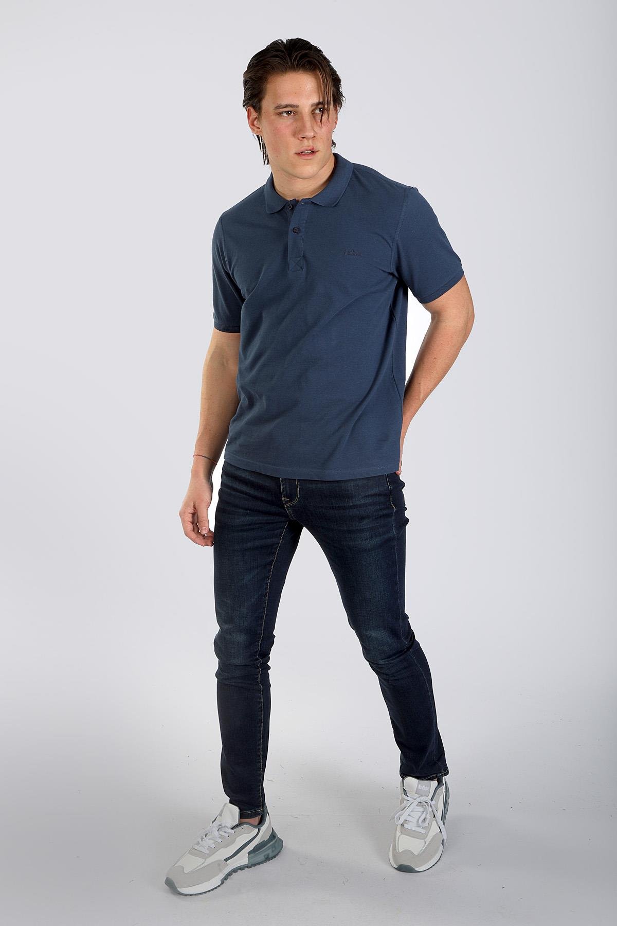 Twıns 1 Erkek Pike Polo Yaka T-Shırt İndigo