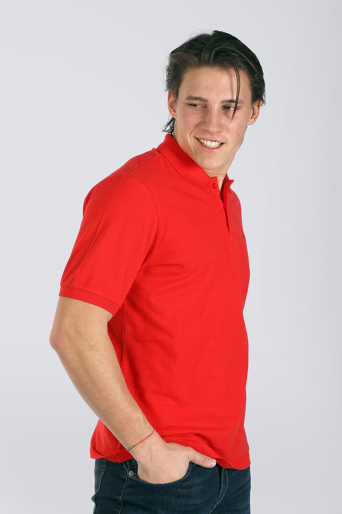 Twıns 1 Erkek Pike Polo Yaka T-Shırt K.Kırmızı