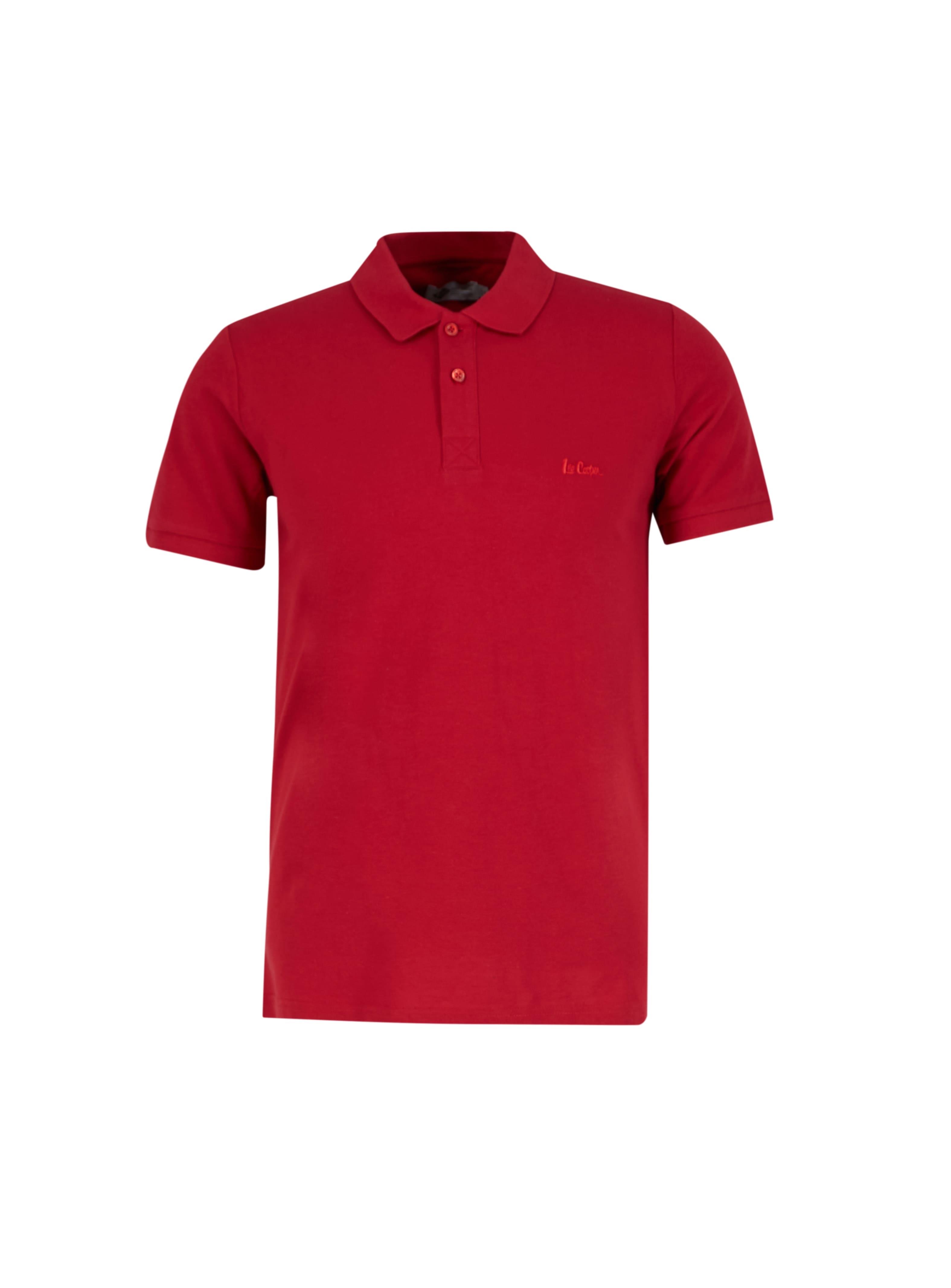 Twins Erkek %100 Pamuk Polo Yaka T-Shirt Koyu Kırmızı