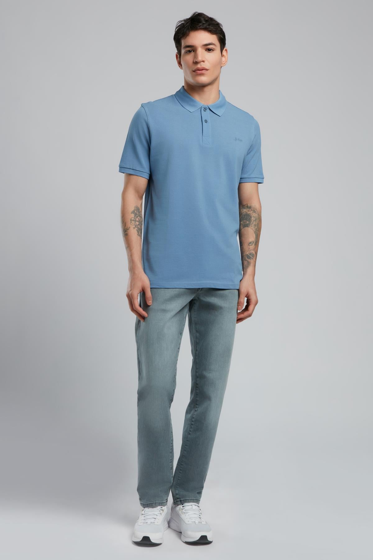 Twins Erkek Polo Yaka T-Shirt