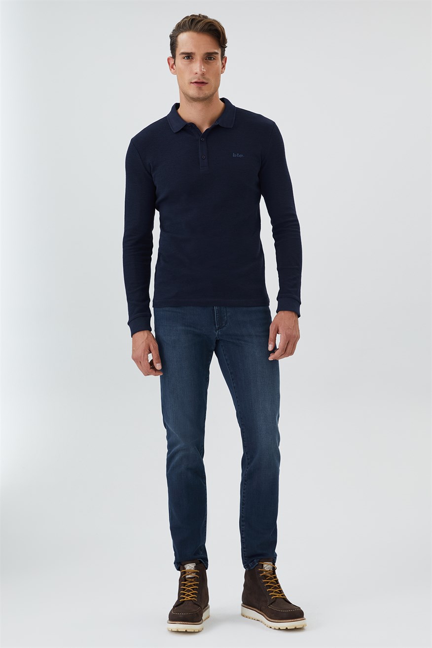 Tylens Erkek Polo Yaka U.Kol T-Shirt A.Lacivert