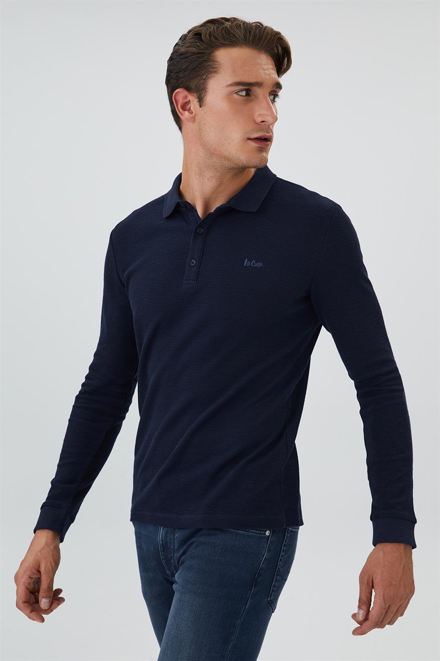 Tylens Erkek Polo Yaka U.Kol T-Shirt A.Lacivert